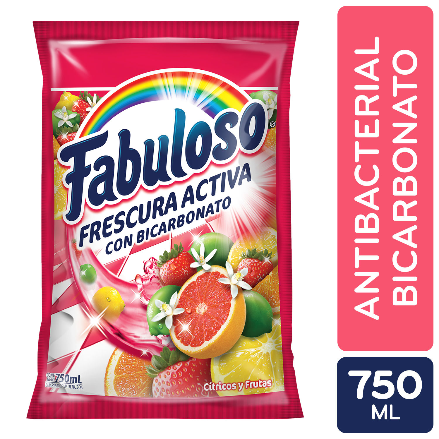 Desinfectante Liquido Citrico Fabuloso Bolsa 750 Ml