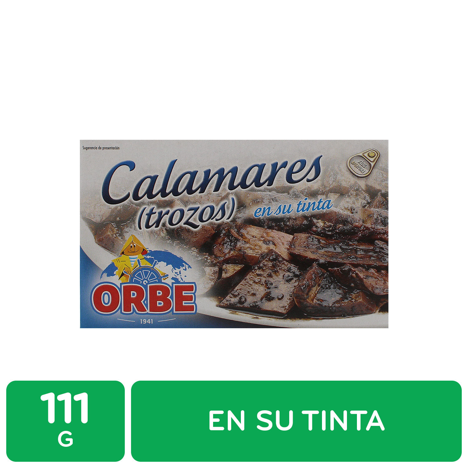 Calamar En Su Tinta Orbe Caja 111 G