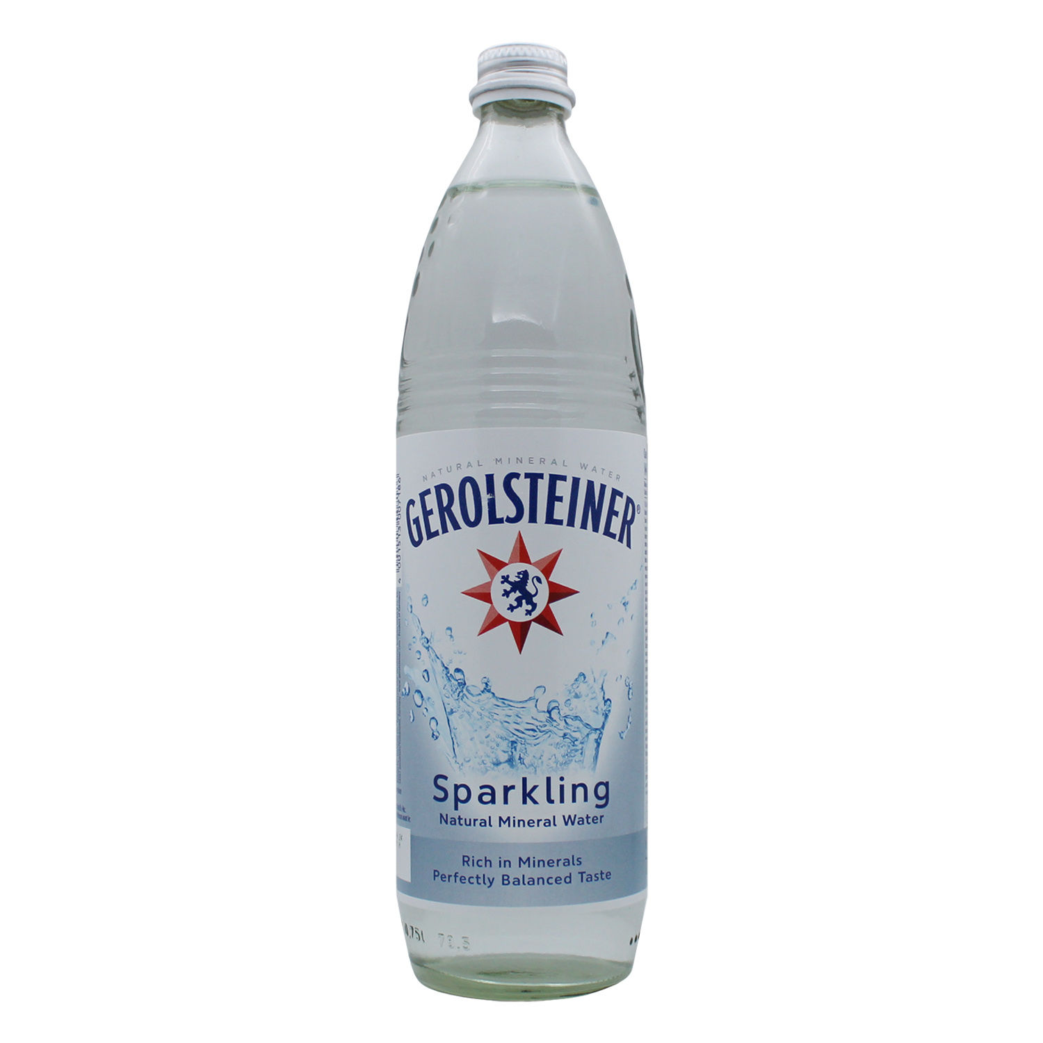 Agua Gasificada Natural Mineral Gerolsteiner Envase 750 Ml