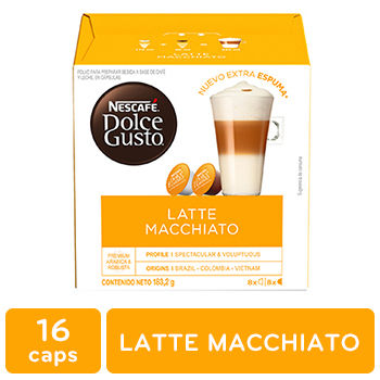 Latte_Dolceページ Capsula Cafe Macchiato Nescafe Caja 183.2 G | Auto Mercado