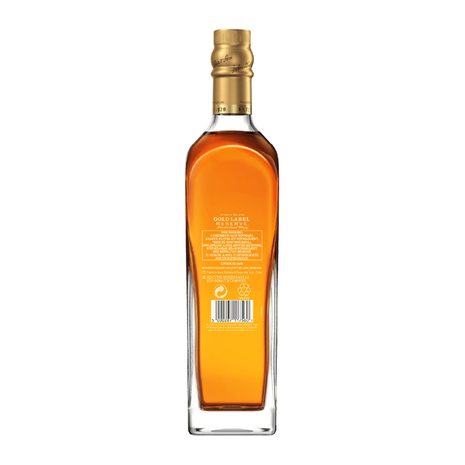 Whisky Escoces Gold Label Johnnie Walker Botella 750 Ml | Auto Mercado