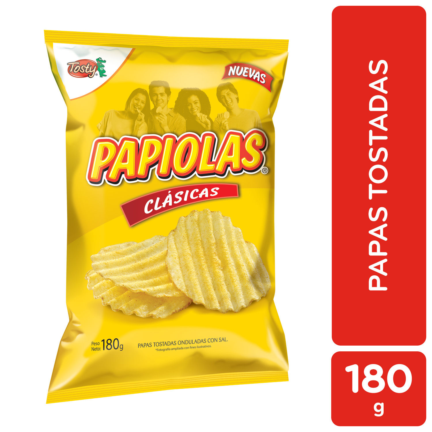 Papa Tostada Clasicas Tosty Paquete 180 G