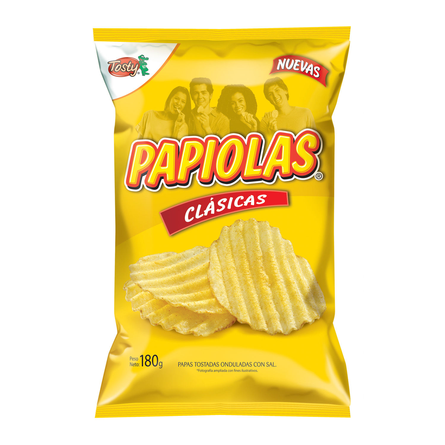 Papa Tostada Clasicas Tosty Paquete 180 G