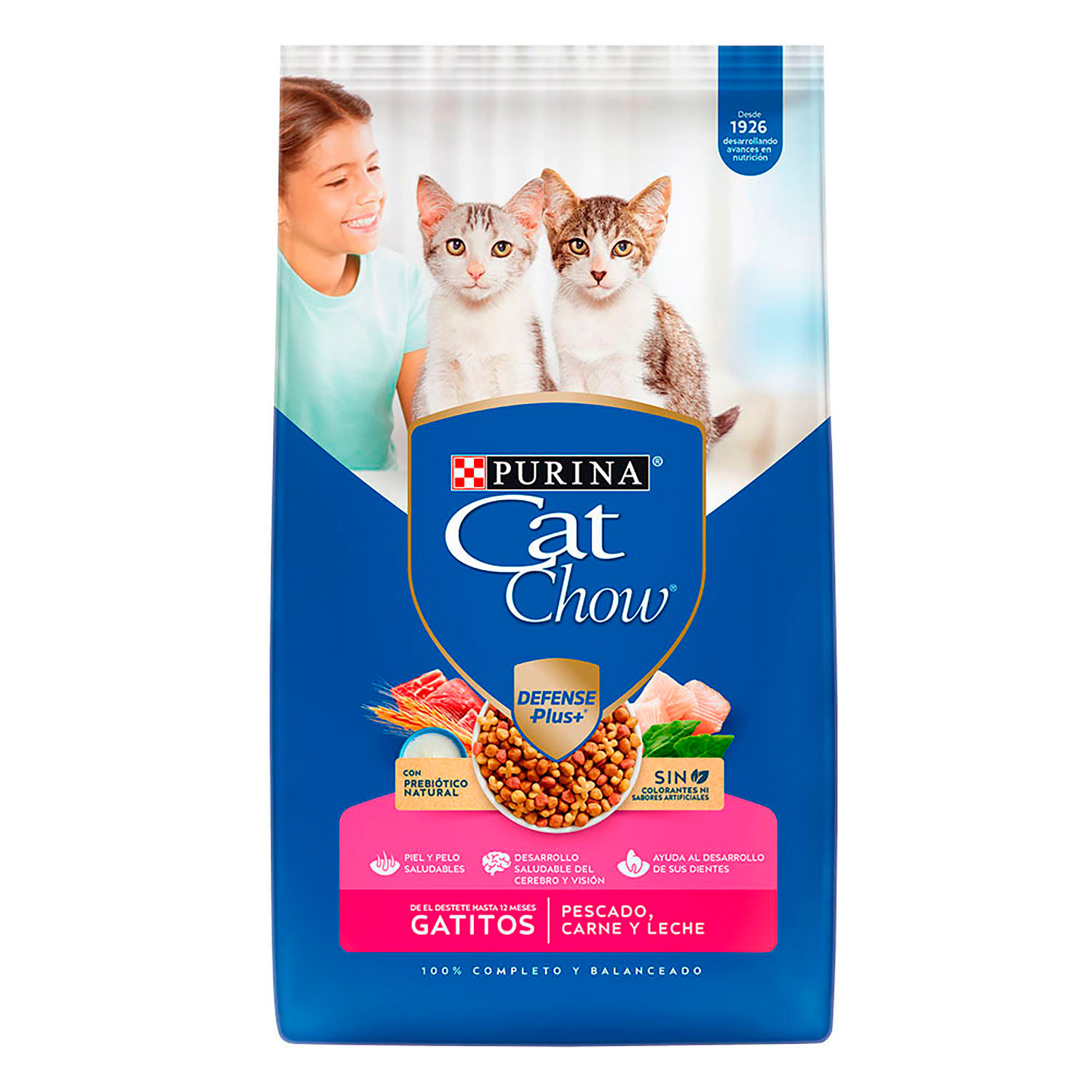 Alimento Gato Cachorro Seco Cat Chow Bolsa 1.5 Kg