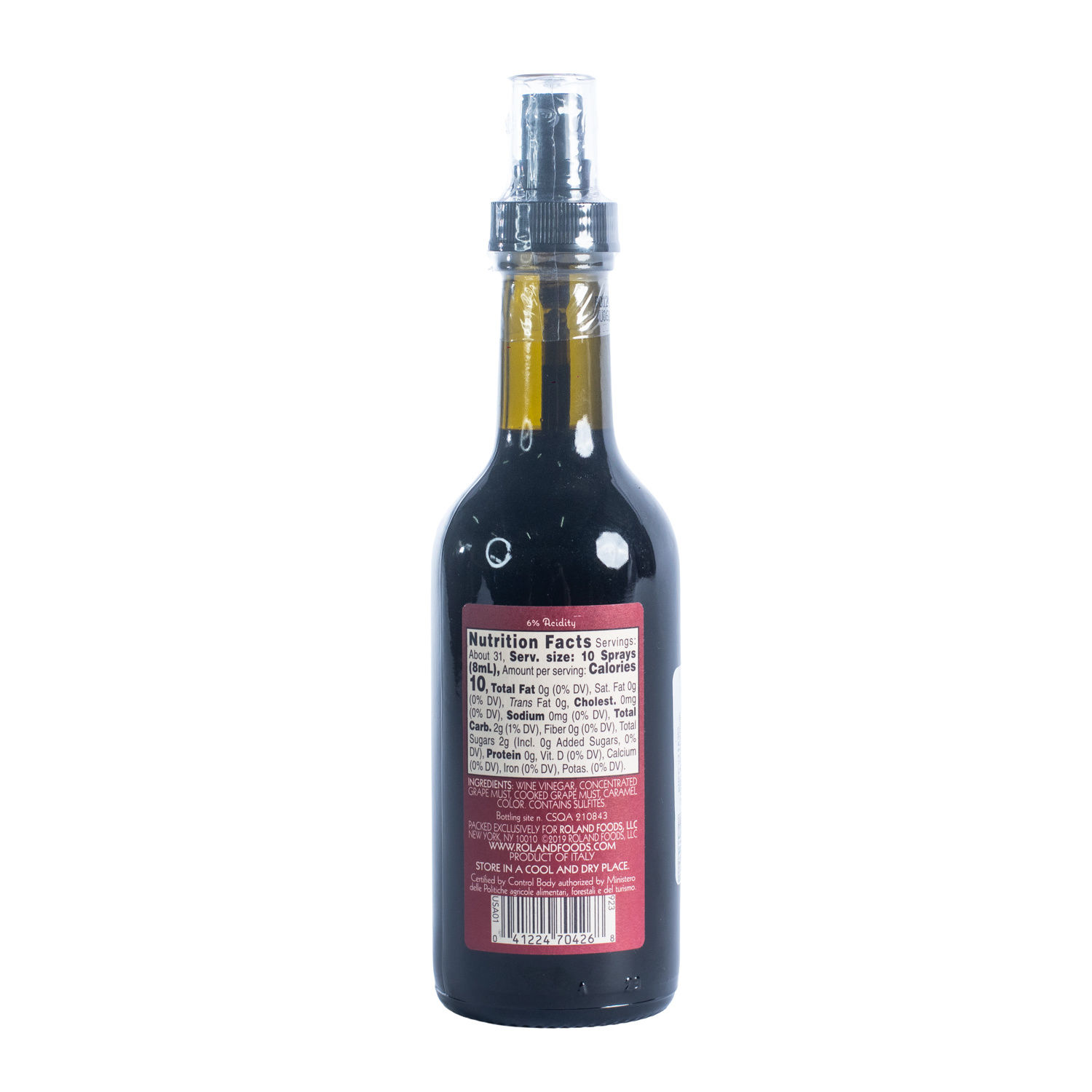 Vinagre Balsamico Roceador Roland Botella 250 Ml