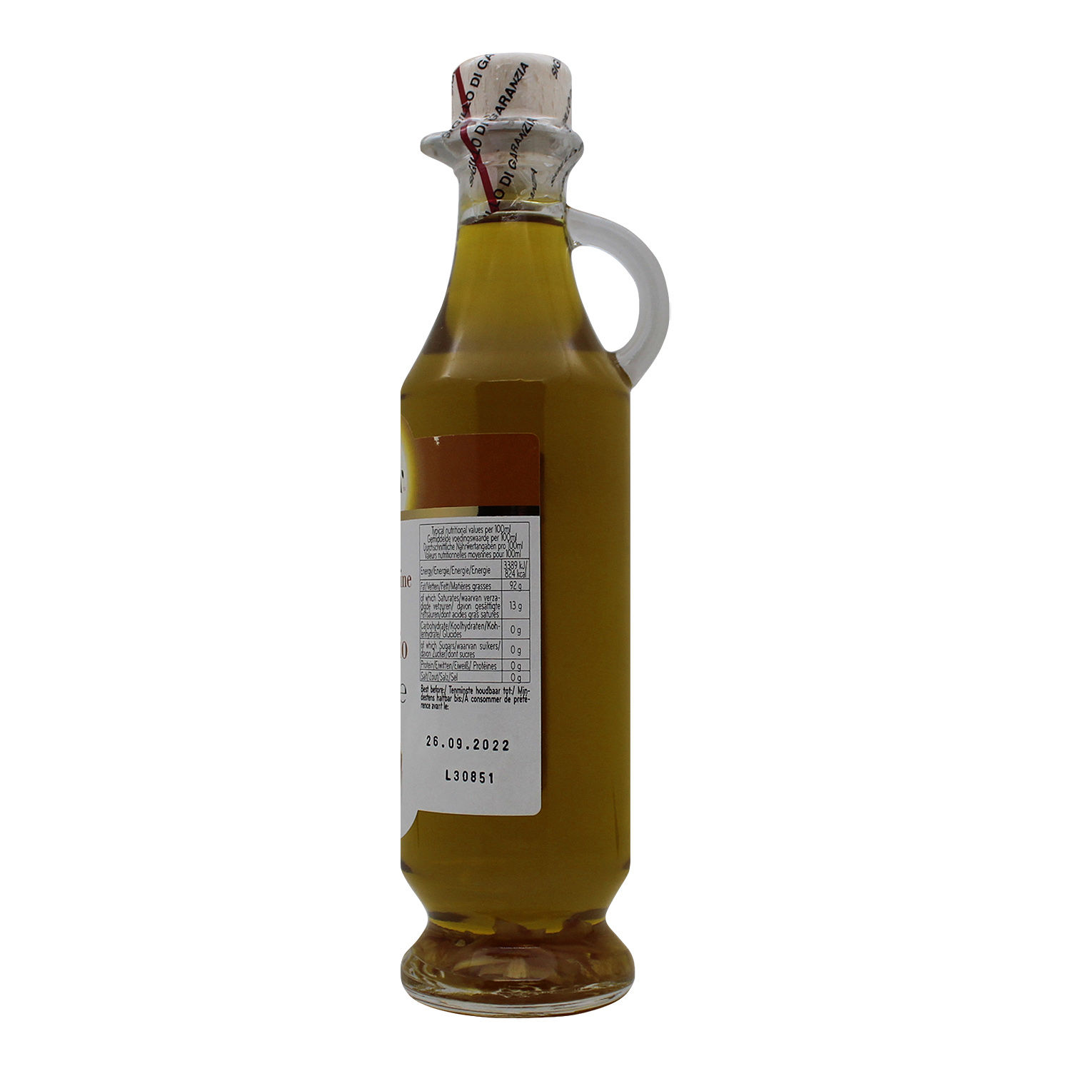 Aceite Oliva Extra Virgen Ajo Sacla Botella 250 Ml