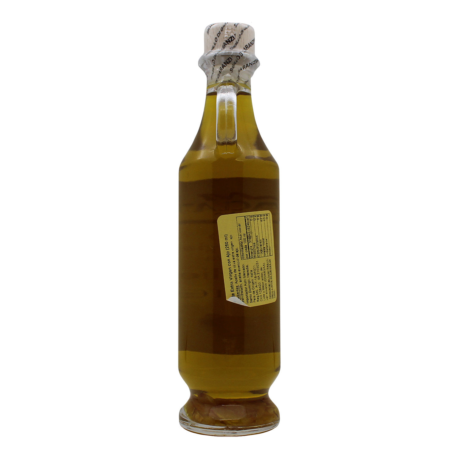 Aceite Oliva Extra Virgen Ajo Sacla Botella 250 Ml