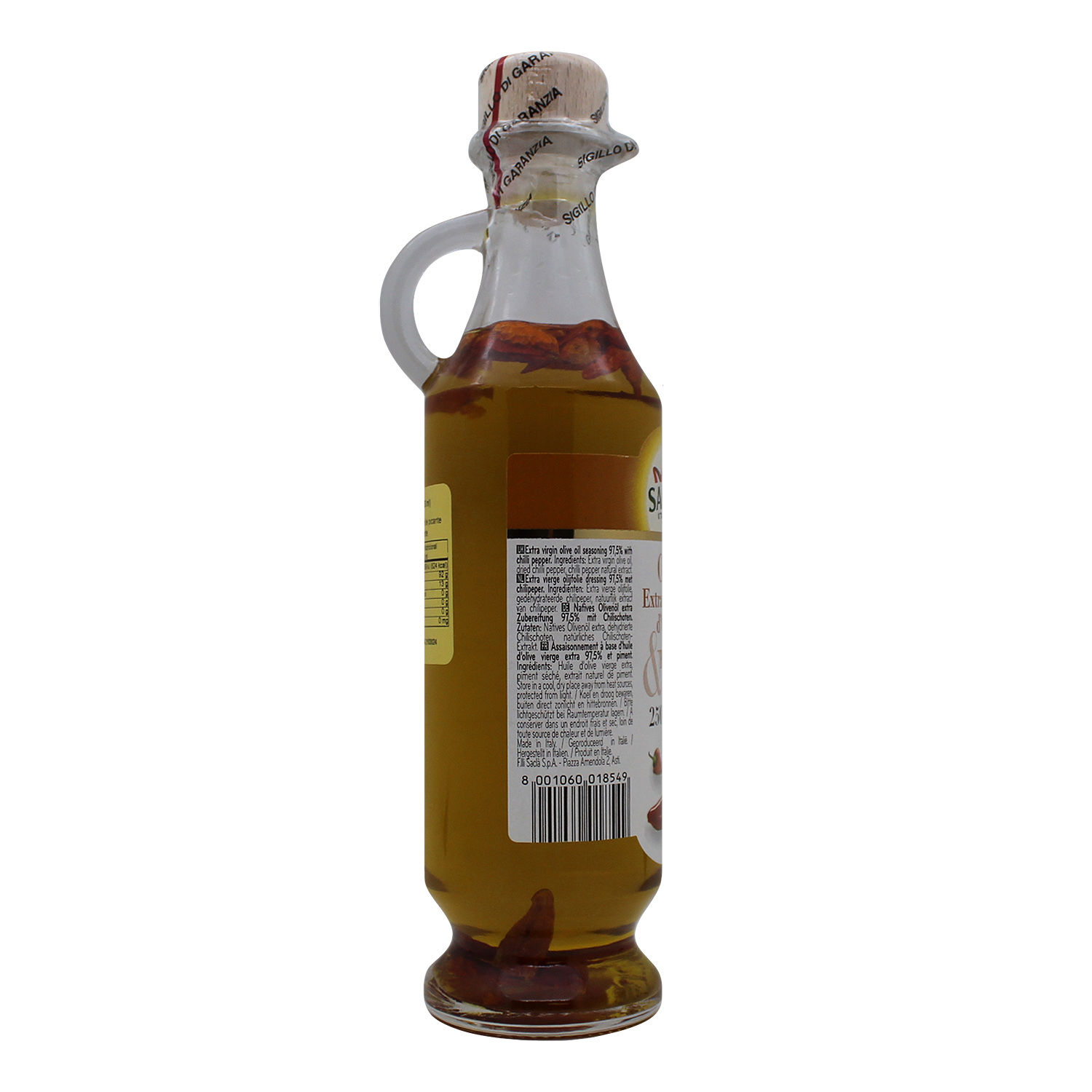 Aceite Oliva Extra Virgen Chile Sacla Botella 250 Ml