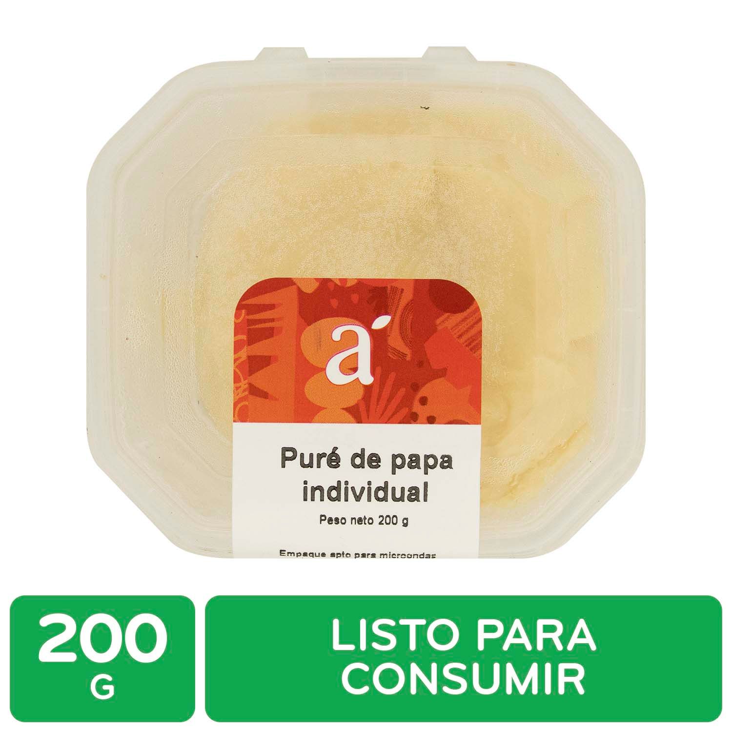 Pure De Papa Individual Auto Mercado Unidad 200 G