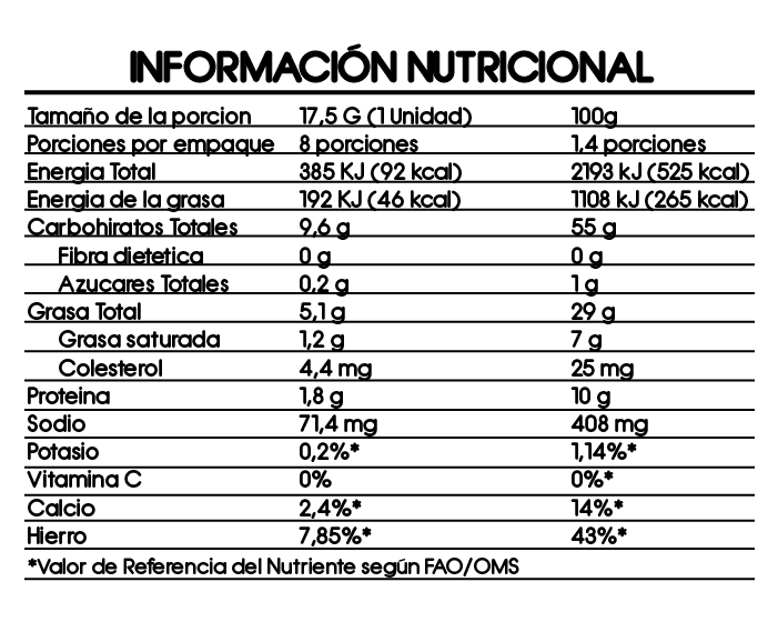 Palito Queso Zarcereña Paquete 140 G