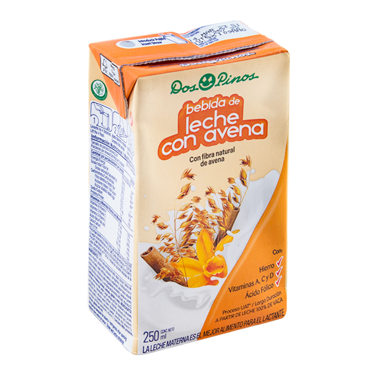 Leche Saborizada Avena Dos Pinos Caja 250 Ml