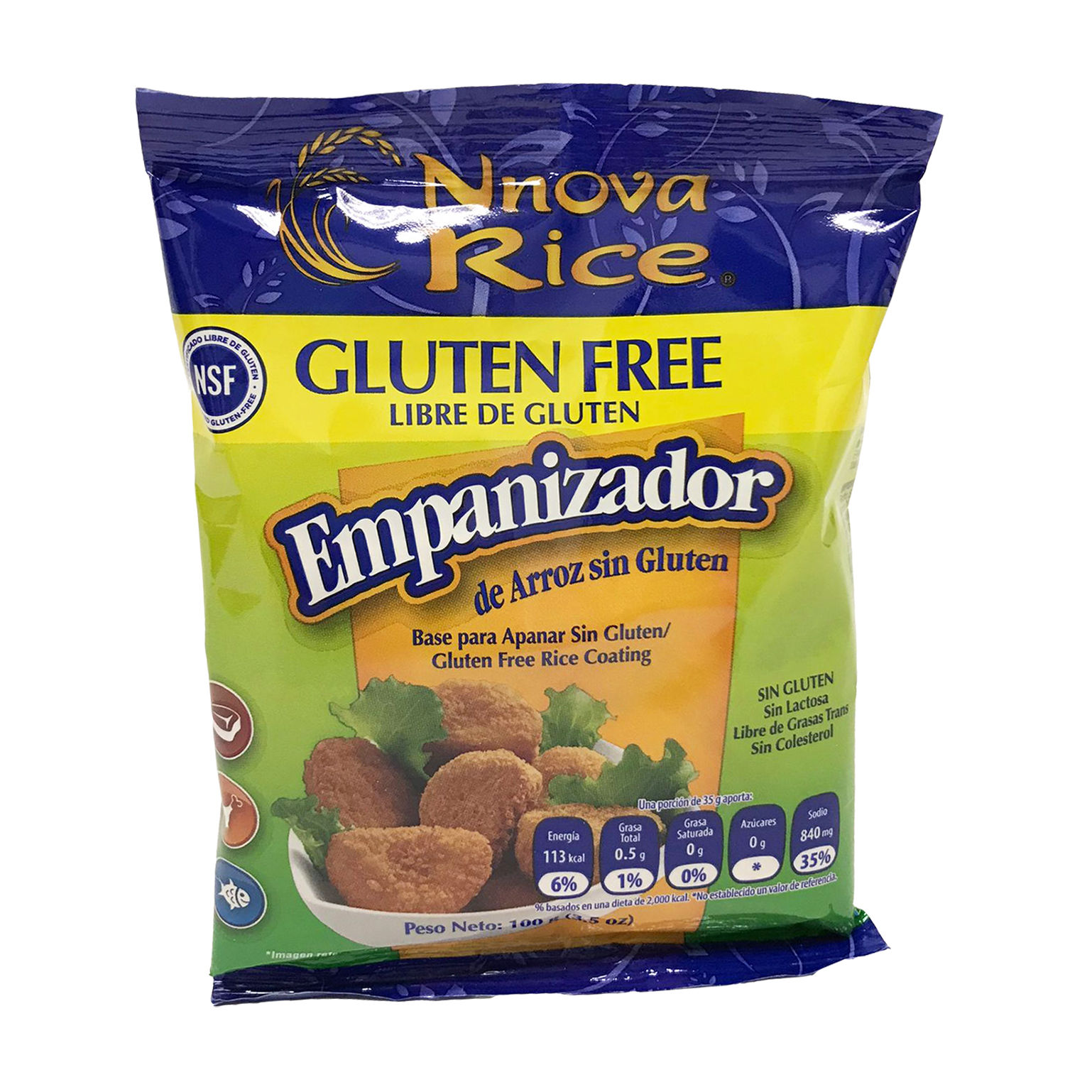 Empanizador   S.gluten Nnova Rice Paquete 100 G