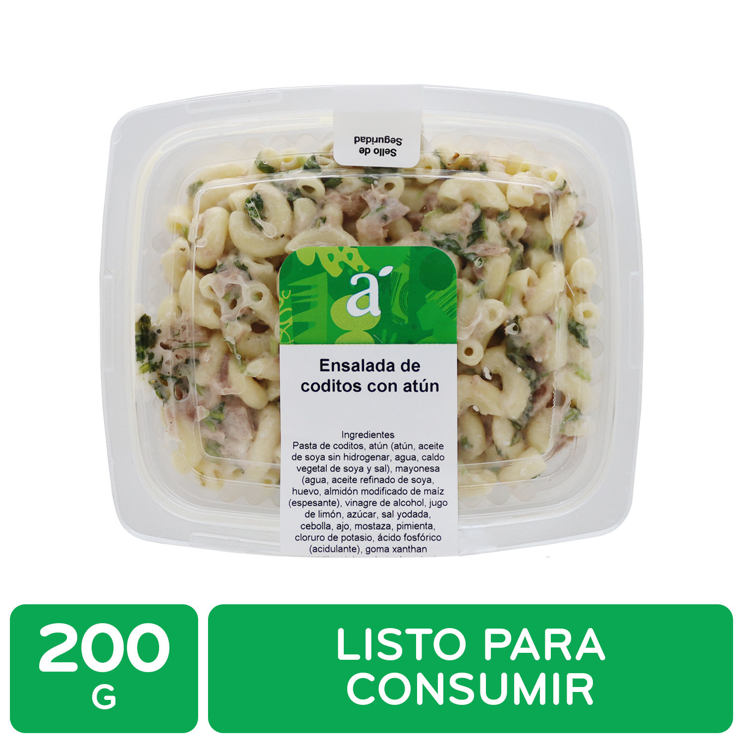 Ensalada De Coditos Con Atun Auto Mercado Unidad 200 G