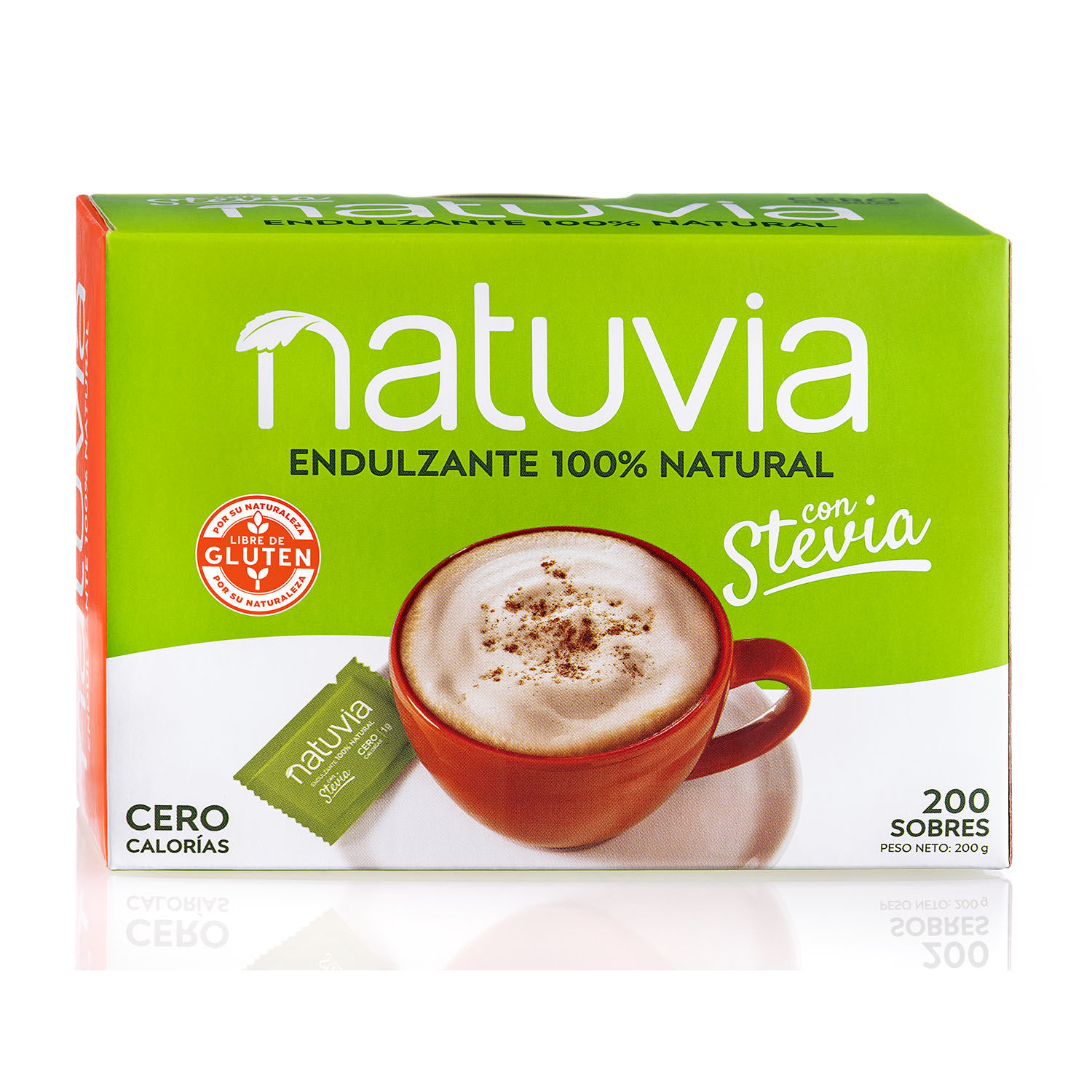 Edulcorante Polvo Natuvia Caja 200 G