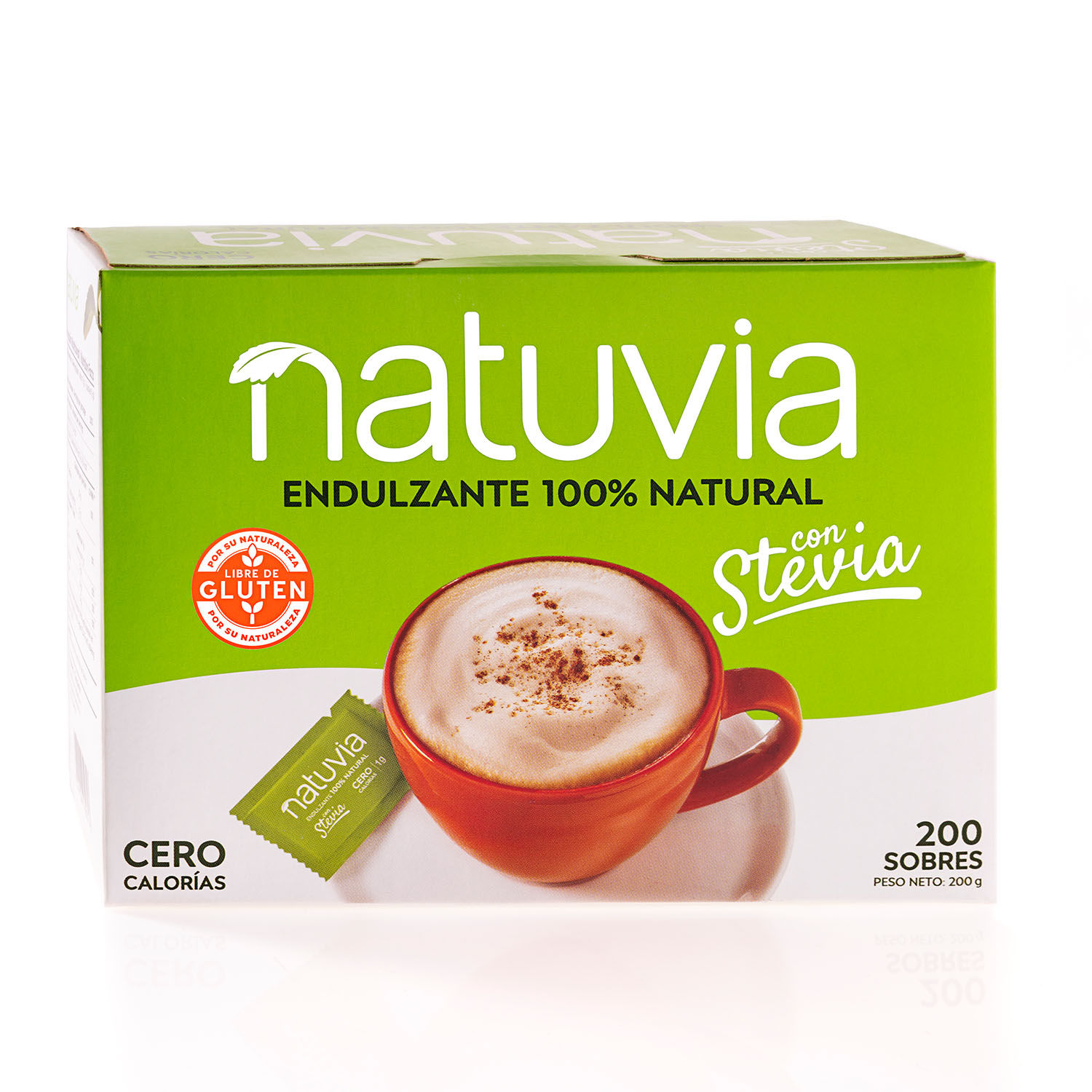 Edulcorante Polvo Natuvia Caja 200 G