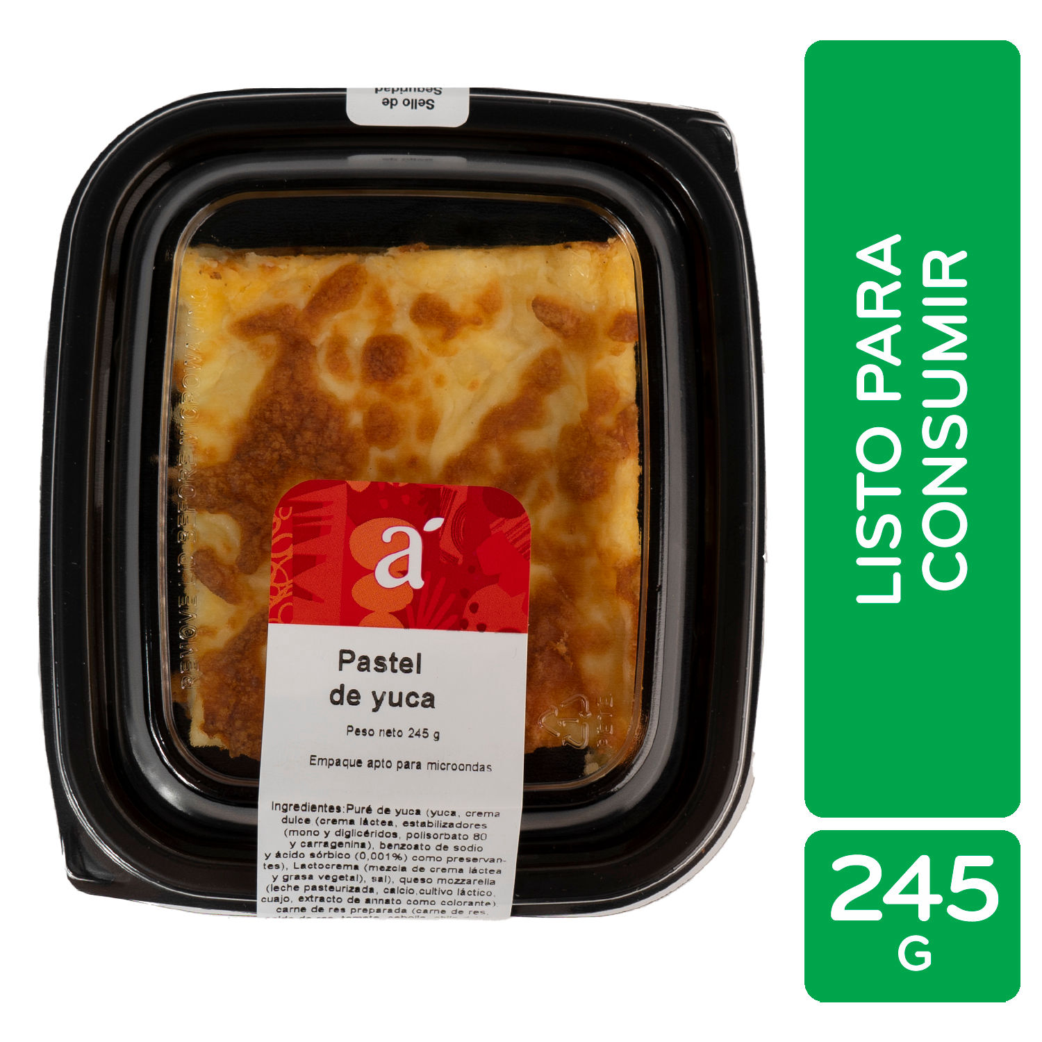 Pastel Yuca Con Carne Auto Mercado Unidad 245 G