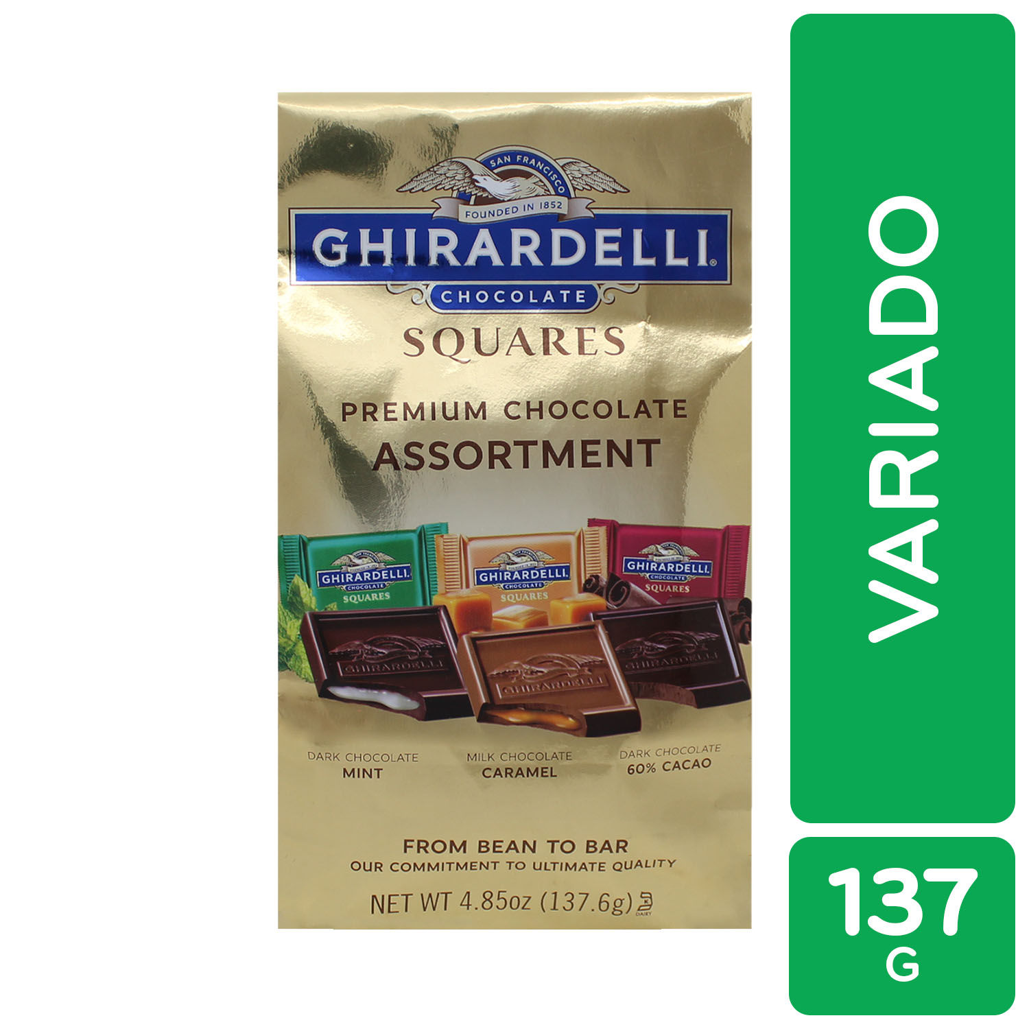 Chocolate Variado Ghirardelli Paquete 137.6 G