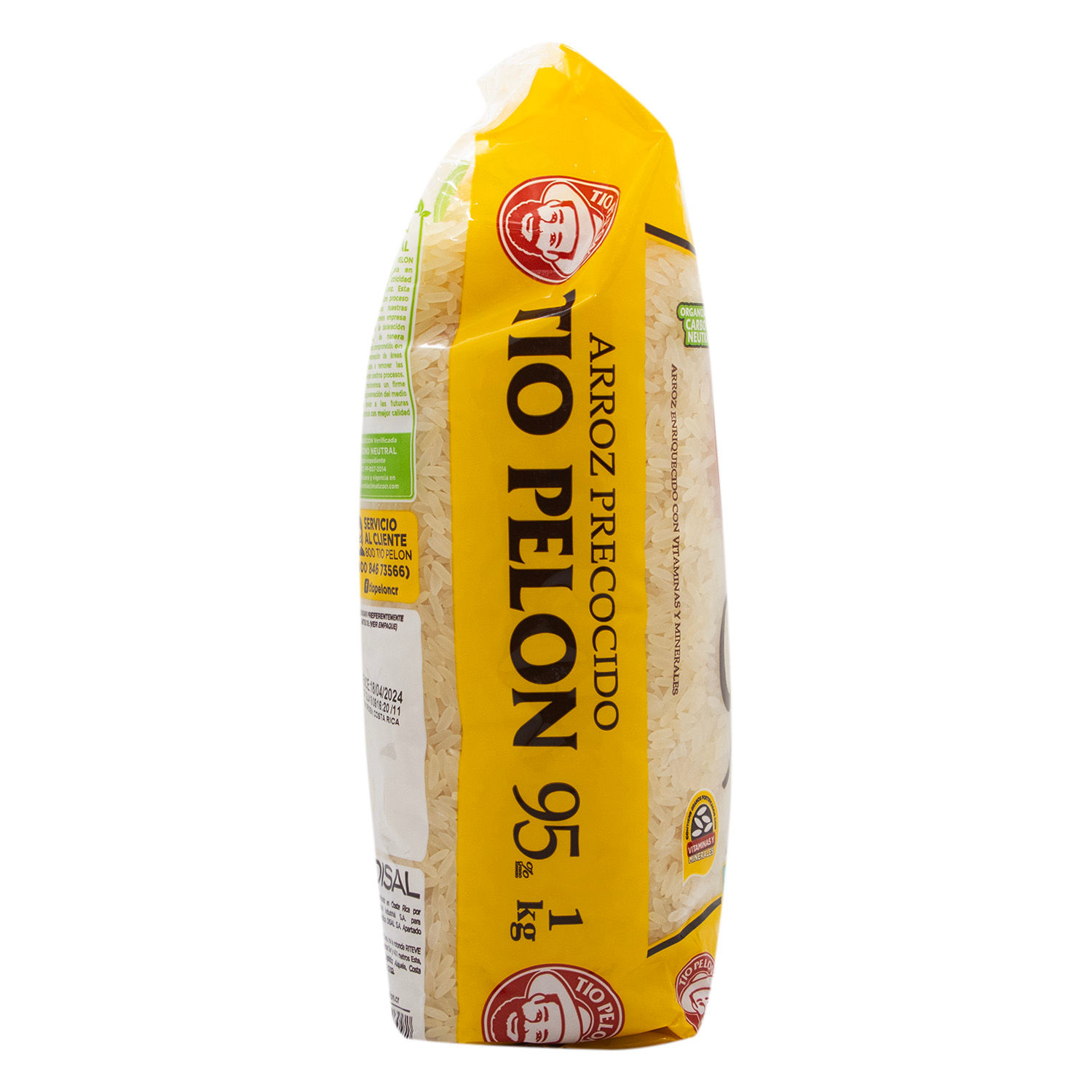 Arroz Precocido 95% Tio Pelon Paquete 1000 G