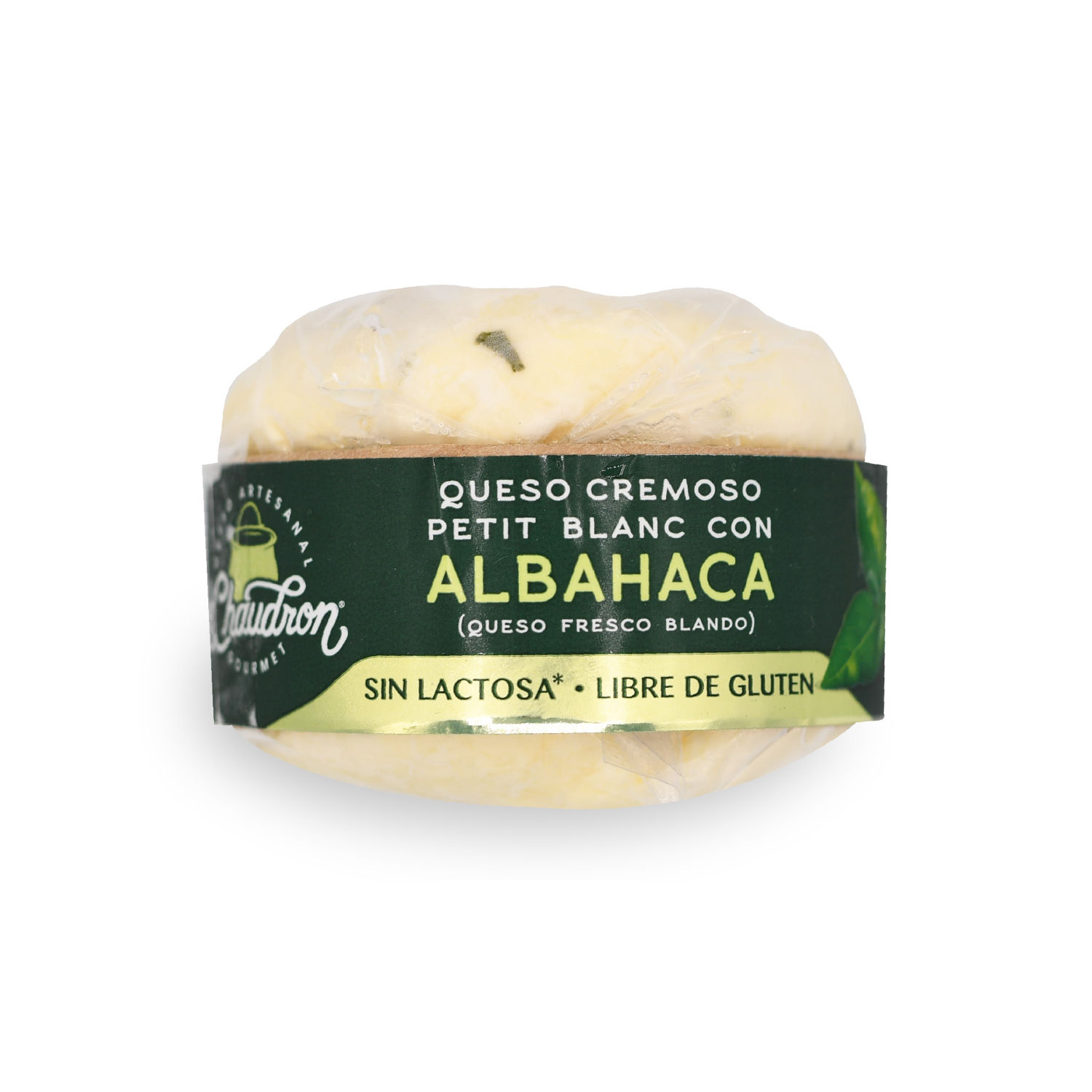 Queso Fresco Cremoso Albahaca Le Chaudron Paquete 200 G