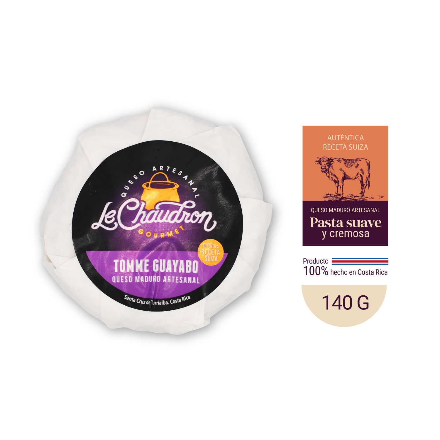 Queso Especial Artesanal Tomme Le Chaudron Paquete 140 G