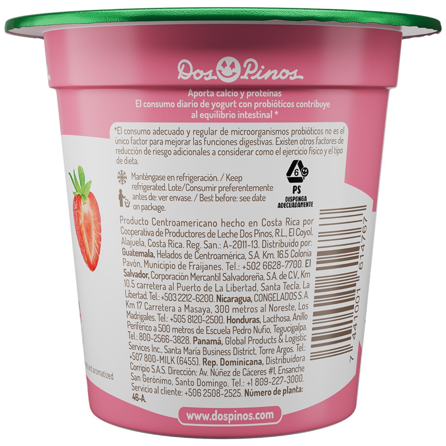 Comprar Yogurt Dos Pinos Deligurt Batido De Fresa, Semidescremado Con  Probióticos - 125g