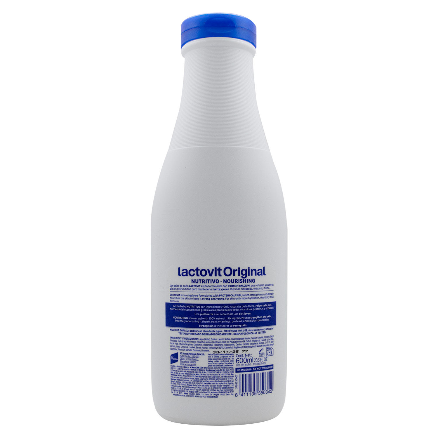 Gel Bano Humectante Lactovit Envase 600 Ml