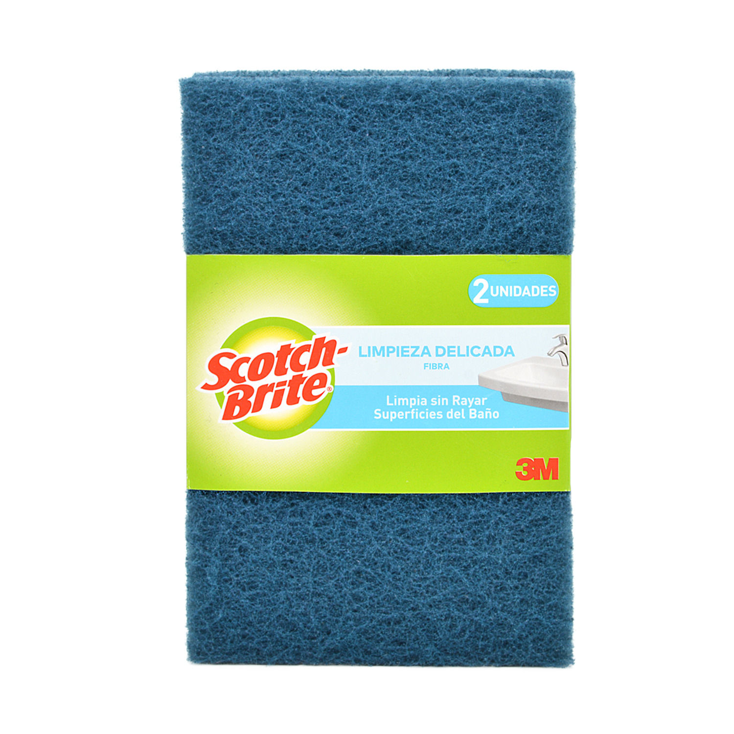 Esponja Doble Uso Scotch Brite Blister 2 Unid