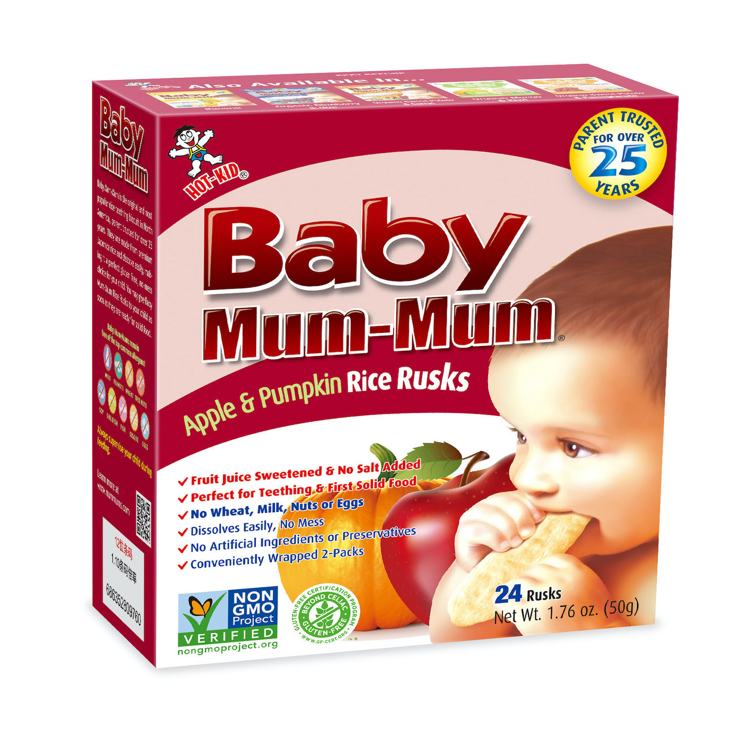 Galleta Manzana Mum-mun Caja 50 G