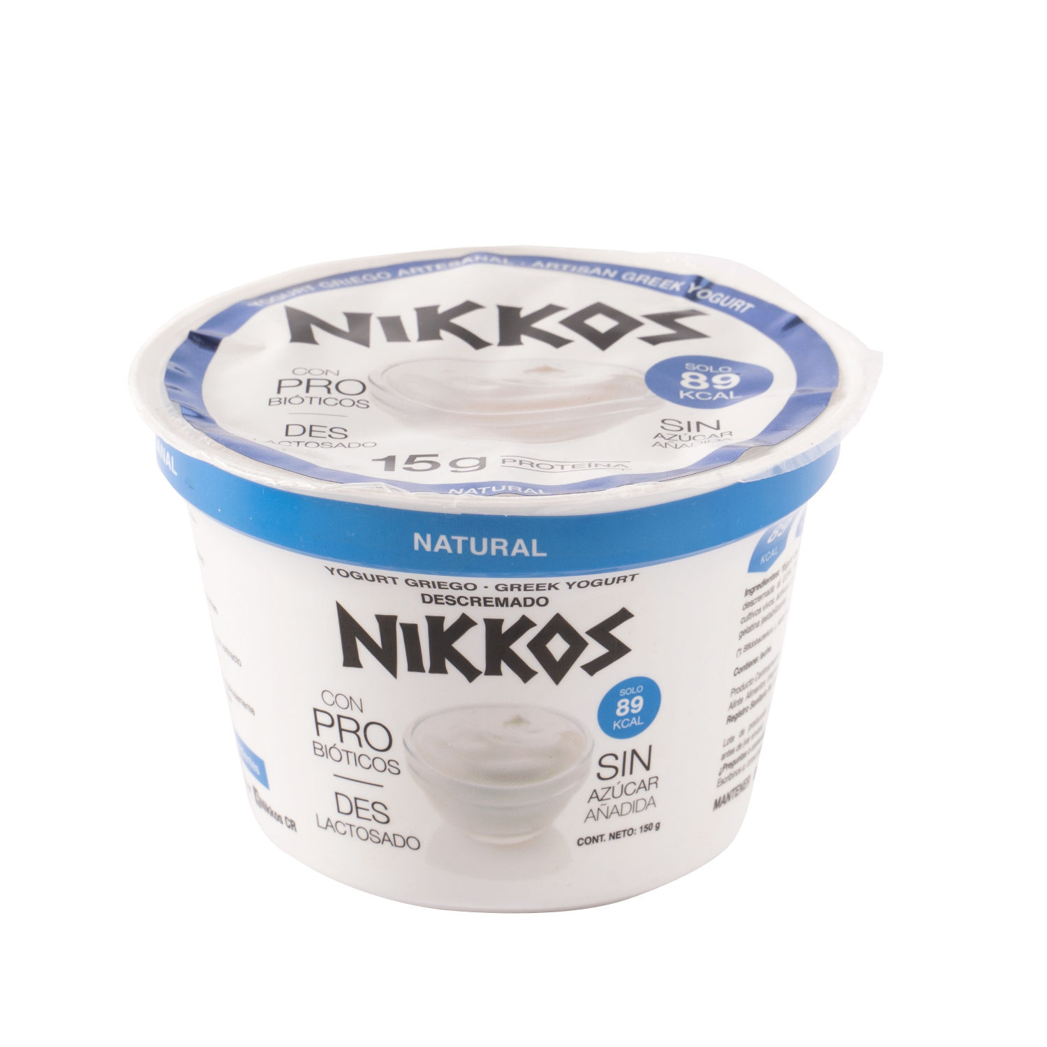 Yogurt Griego Natural Nikkos Envase 150 G Auto Mercado
