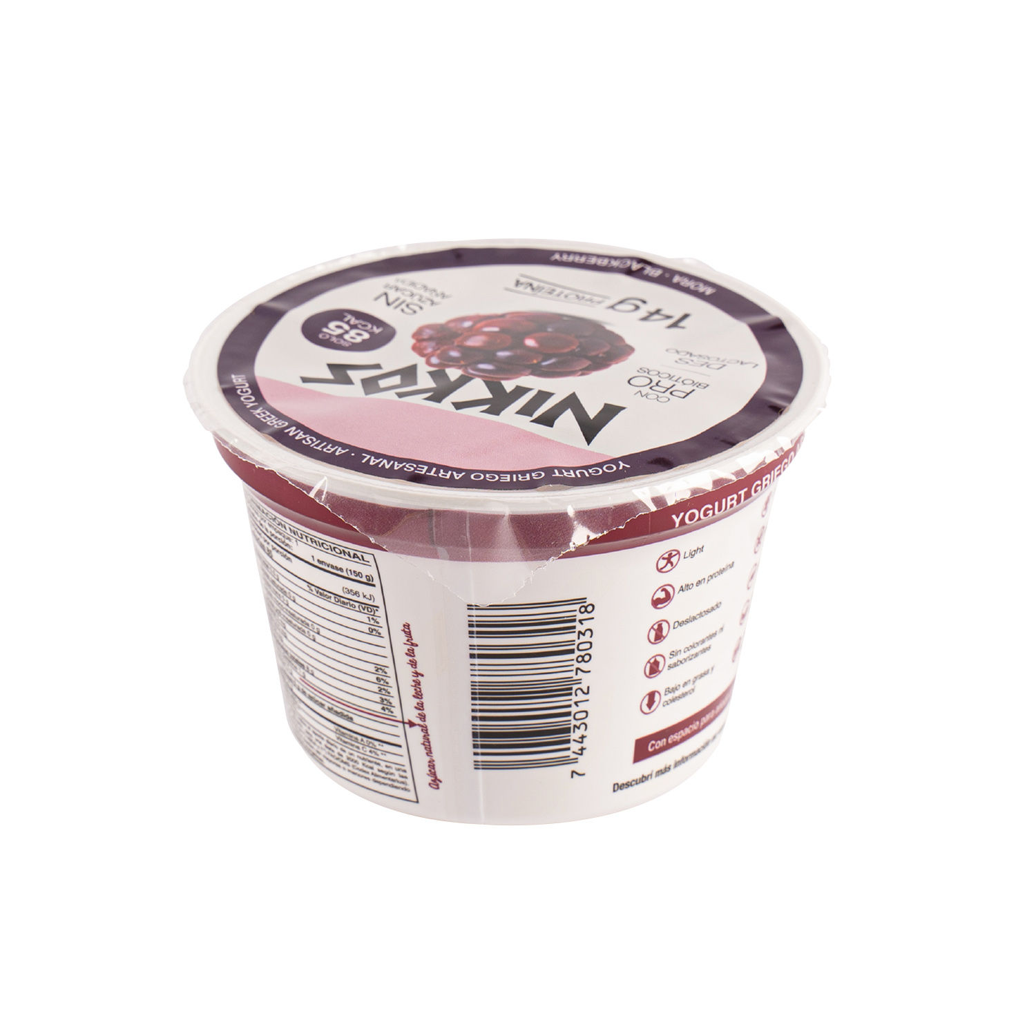 Yogurt Griego Mora Nikkos Envase 150 G Auto Mercado