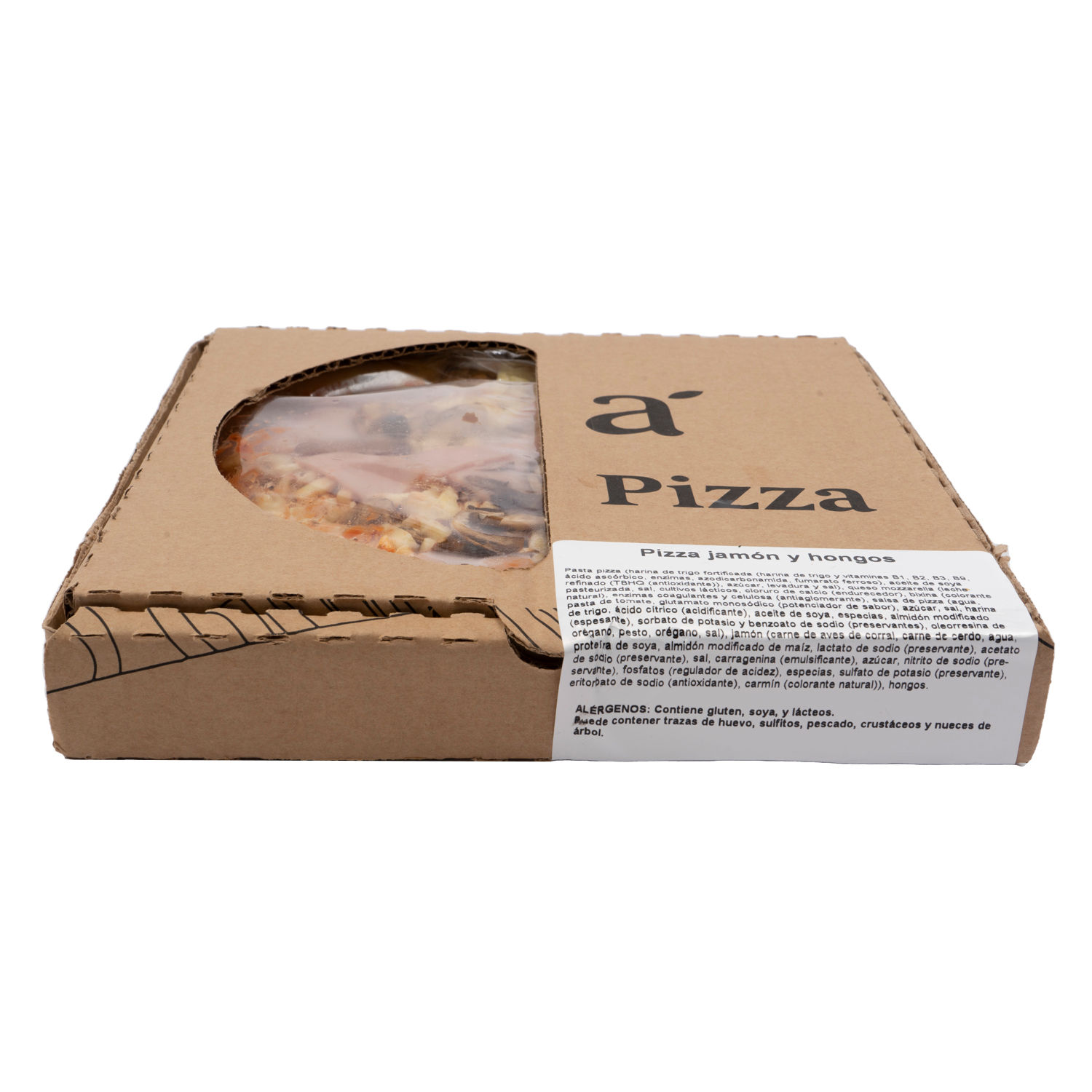 Pizza Jamon Y Hongos Auto Mercado Unidad 280 G