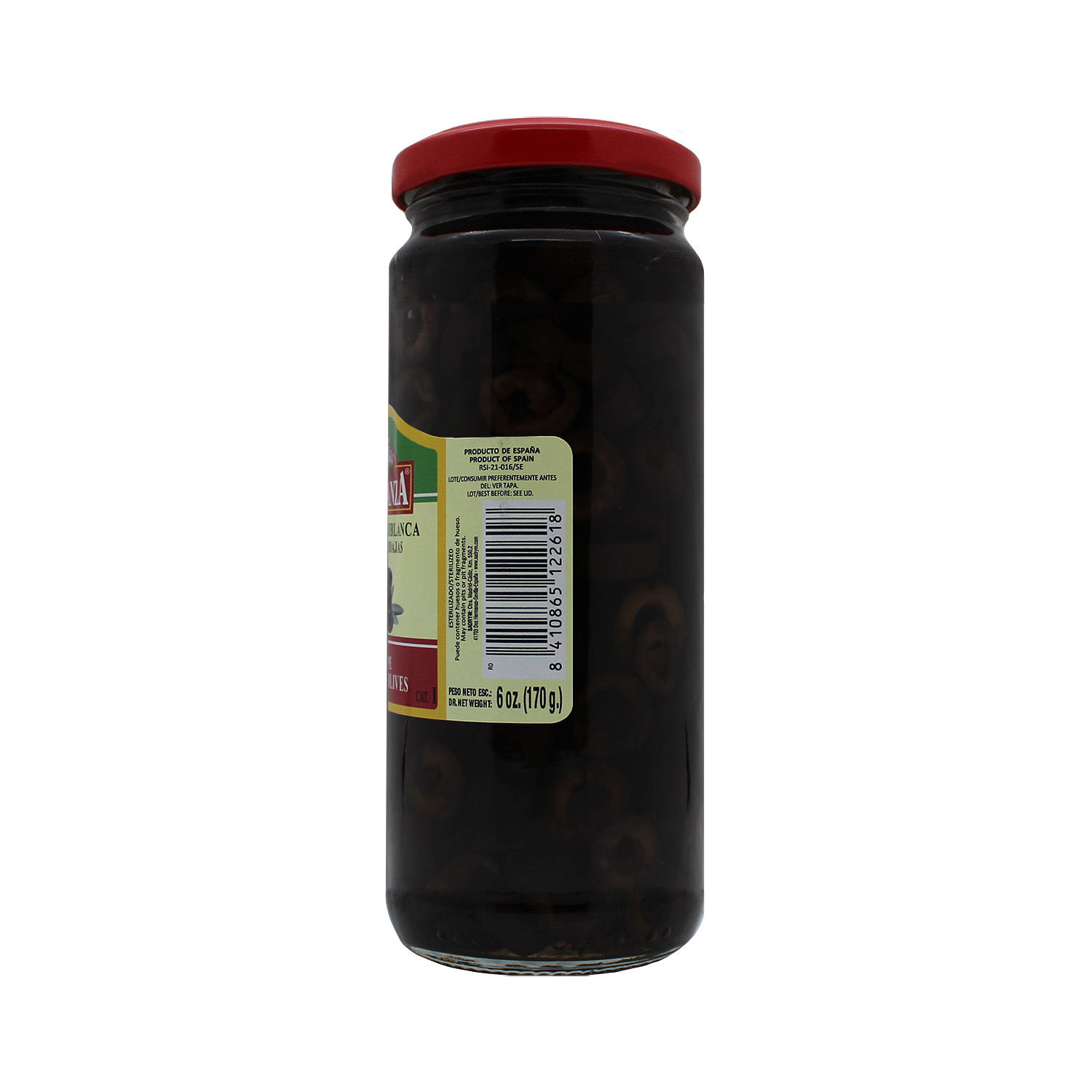 Aceituna Rebanada Negra Maestranza Frasco 340 G