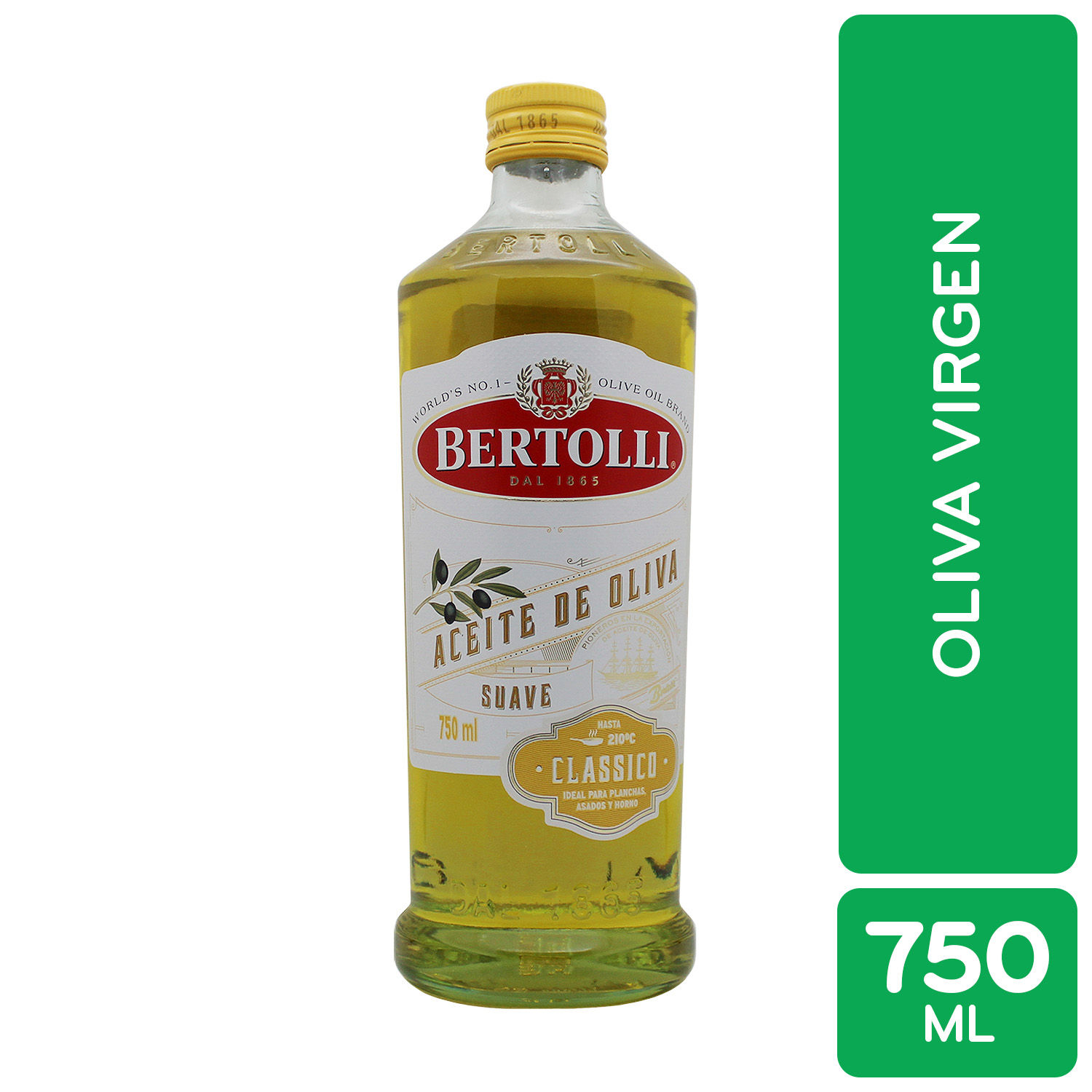 Aceite Oliva Virgen Bertolli Botella 750 Ml