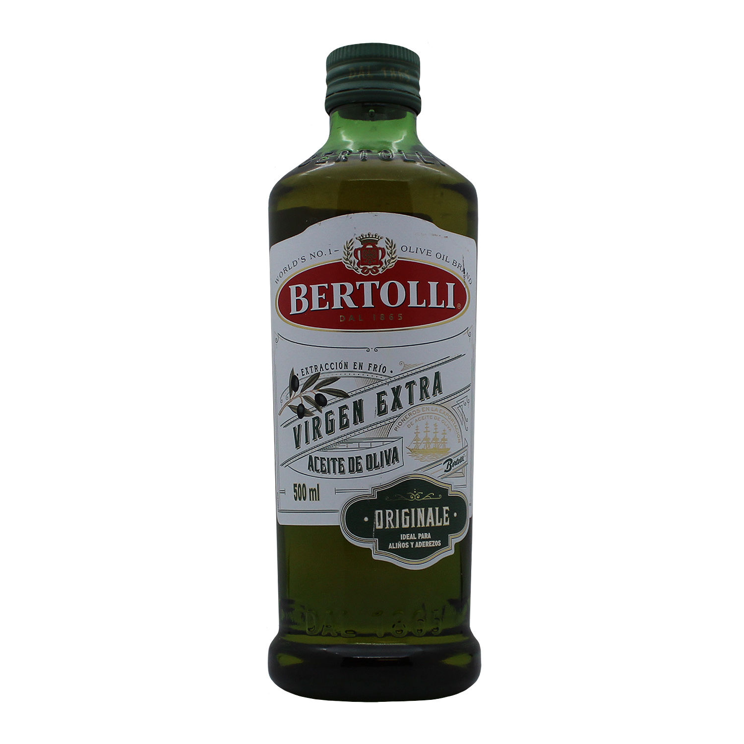 Aceite Oliva Extra Virgen Bertolli Botella 500 Ml