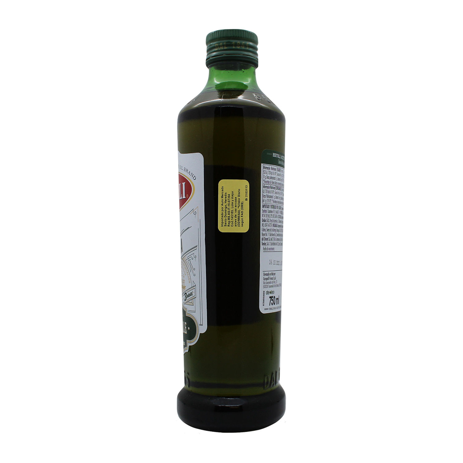 Aceite Oliva Extra Virgen Bertolli Botella 750 Ml