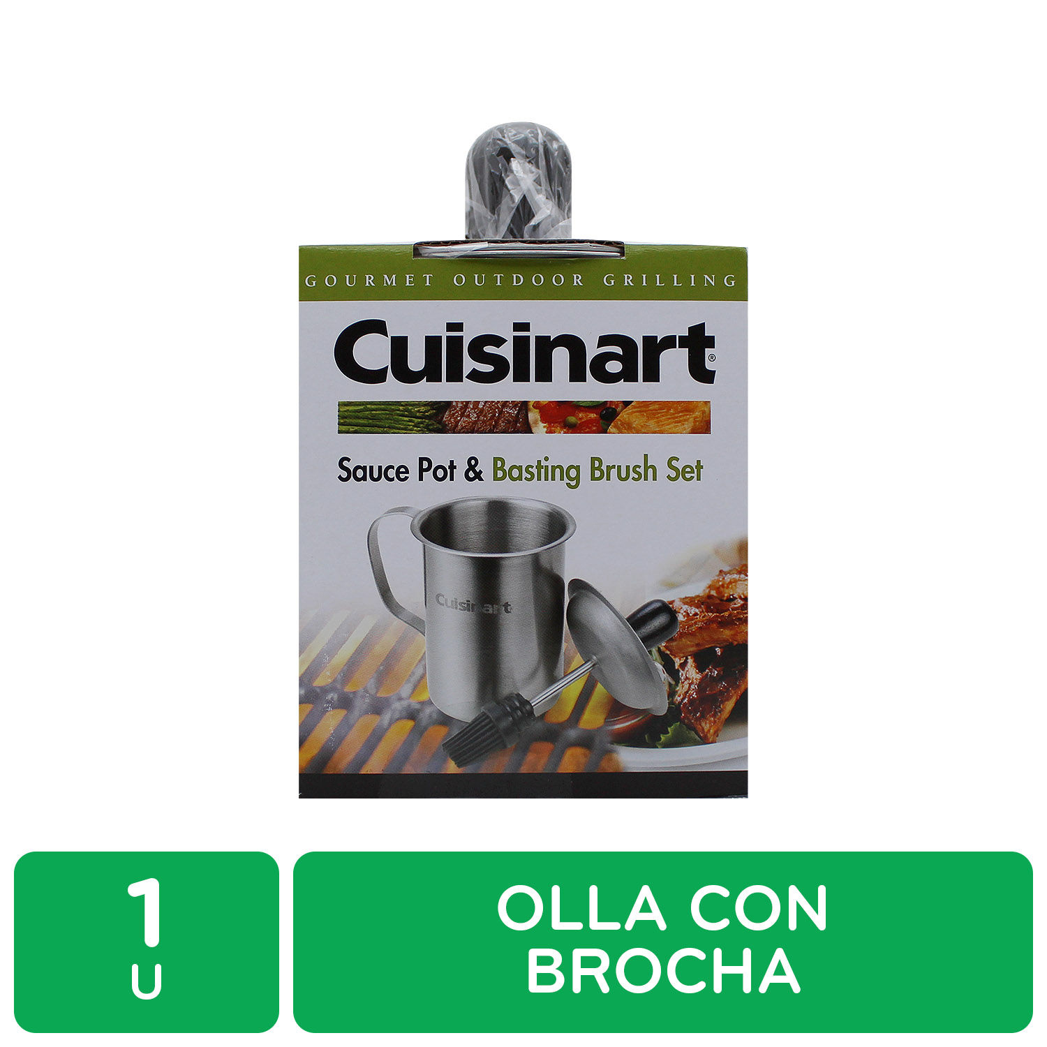 Cocina Olla Con Brocha Bbq Para Salsa Cuisinart Unidad