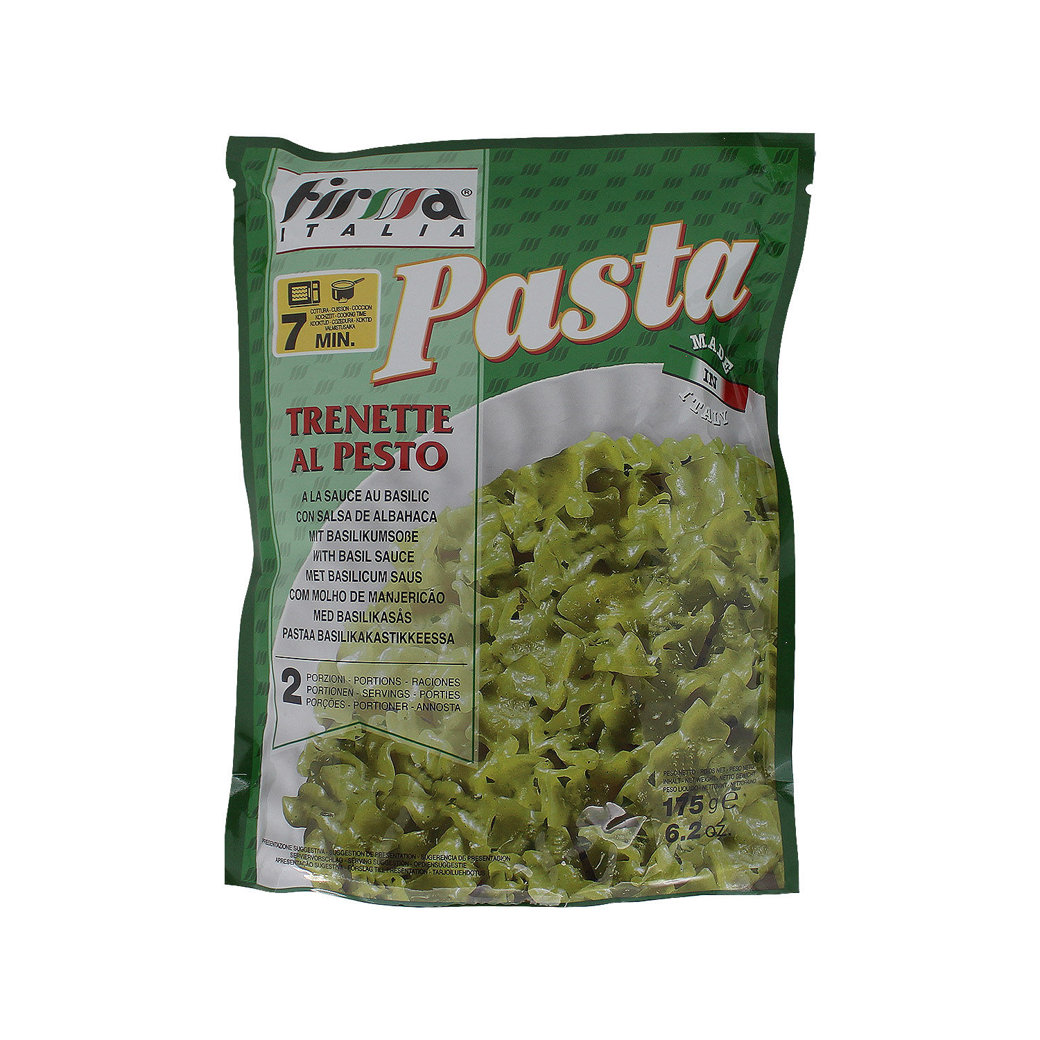 Pasta Alimenticia Spaguetti Pesto Firma Italia Paquete 175 G