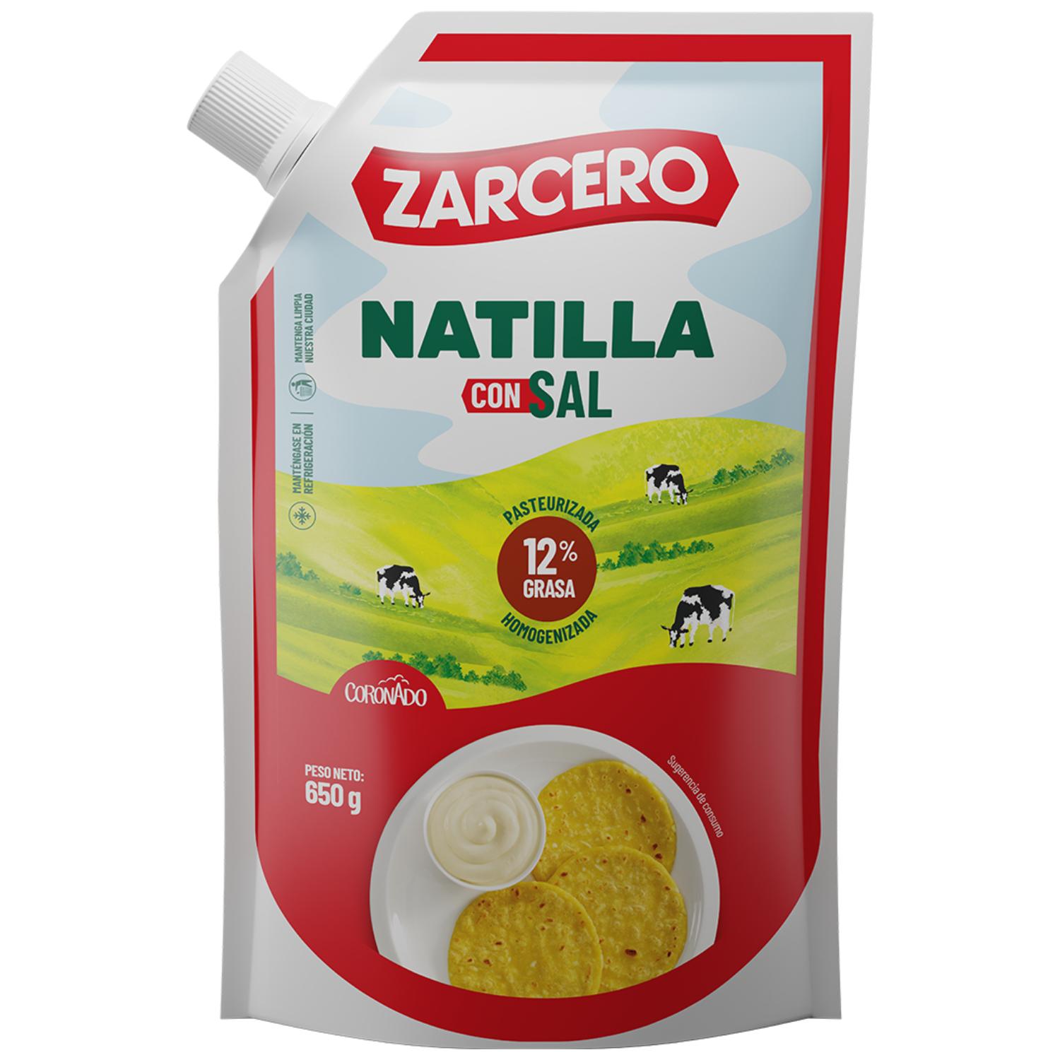 Natilla Con Sal Zarcero Paquete 650 G