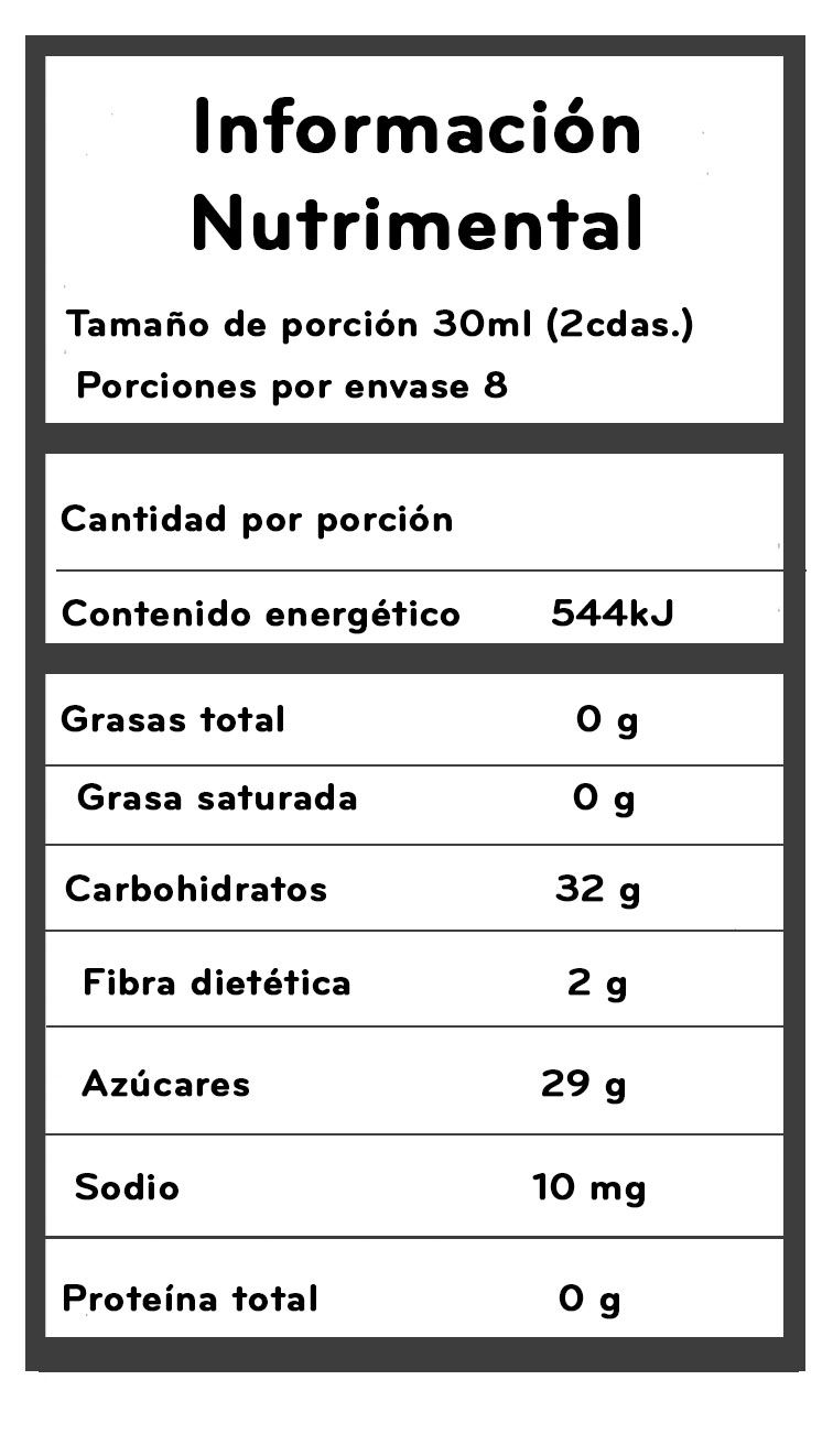 Edulcorante Liquido Miel Agave Org Naturel Botella 330 G