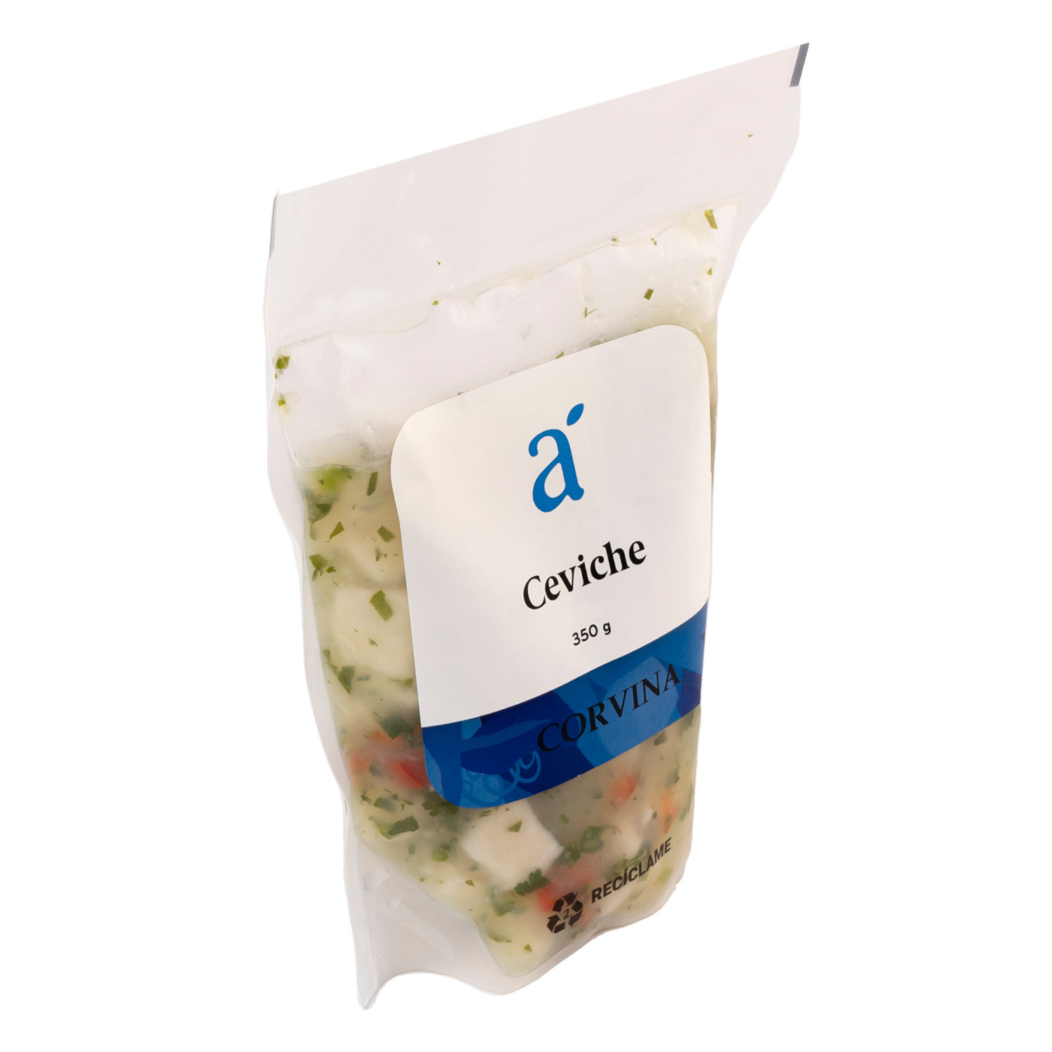 Ceviche Corvina Auto Mercado Bolsa 350 G