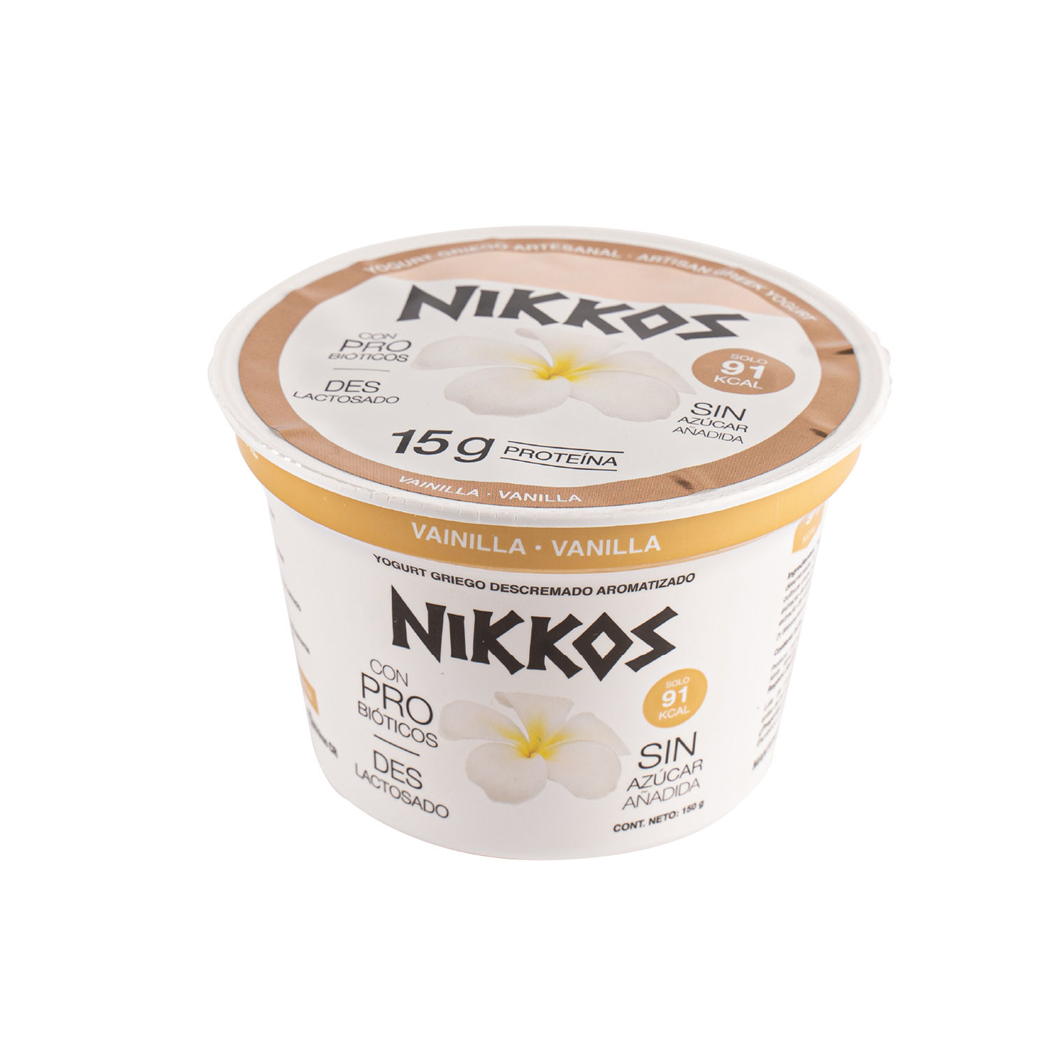Yogurt Griego Vainilla Nikkos Envase 150 G
