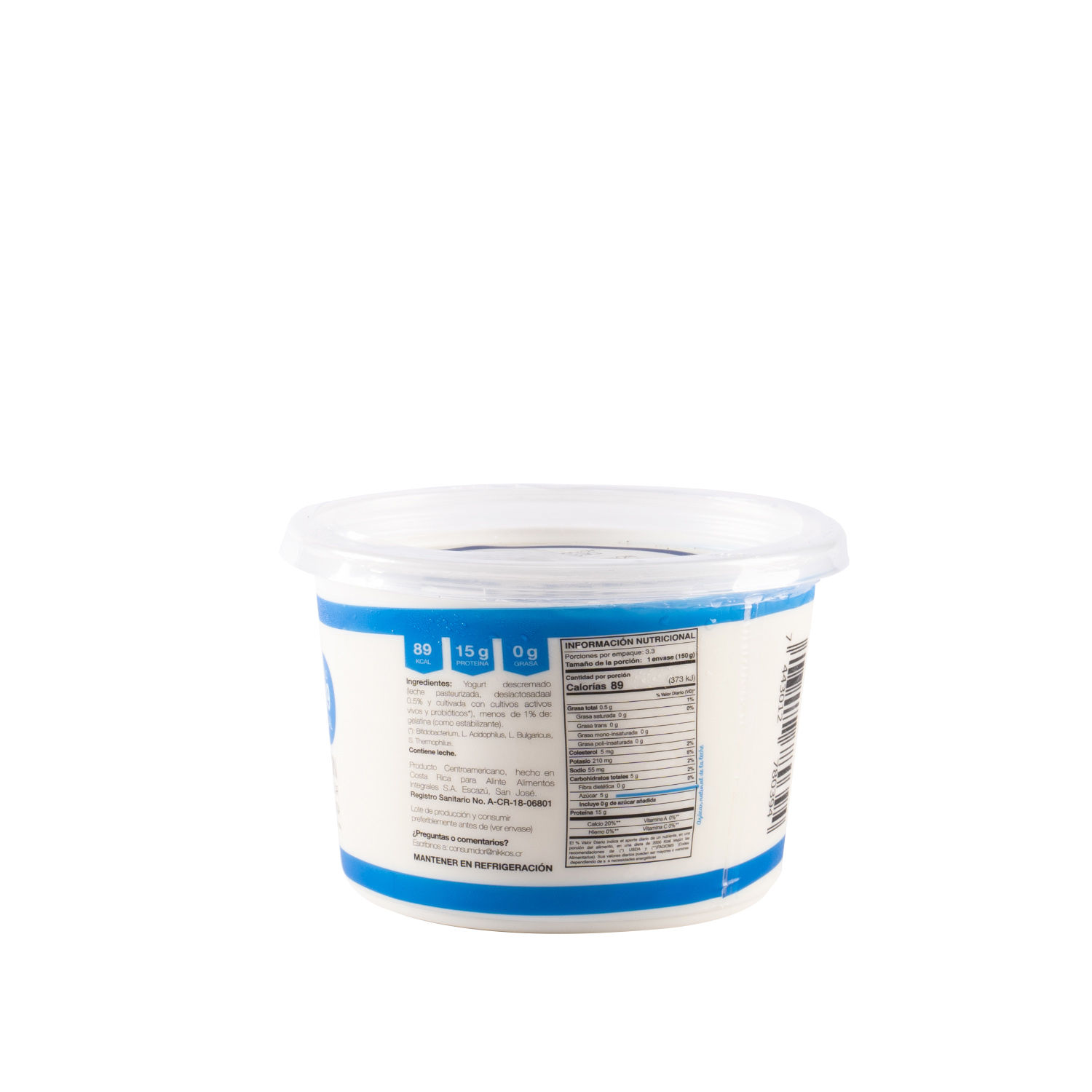 Yogurt Griego Natural Nikkos Envase 500 G