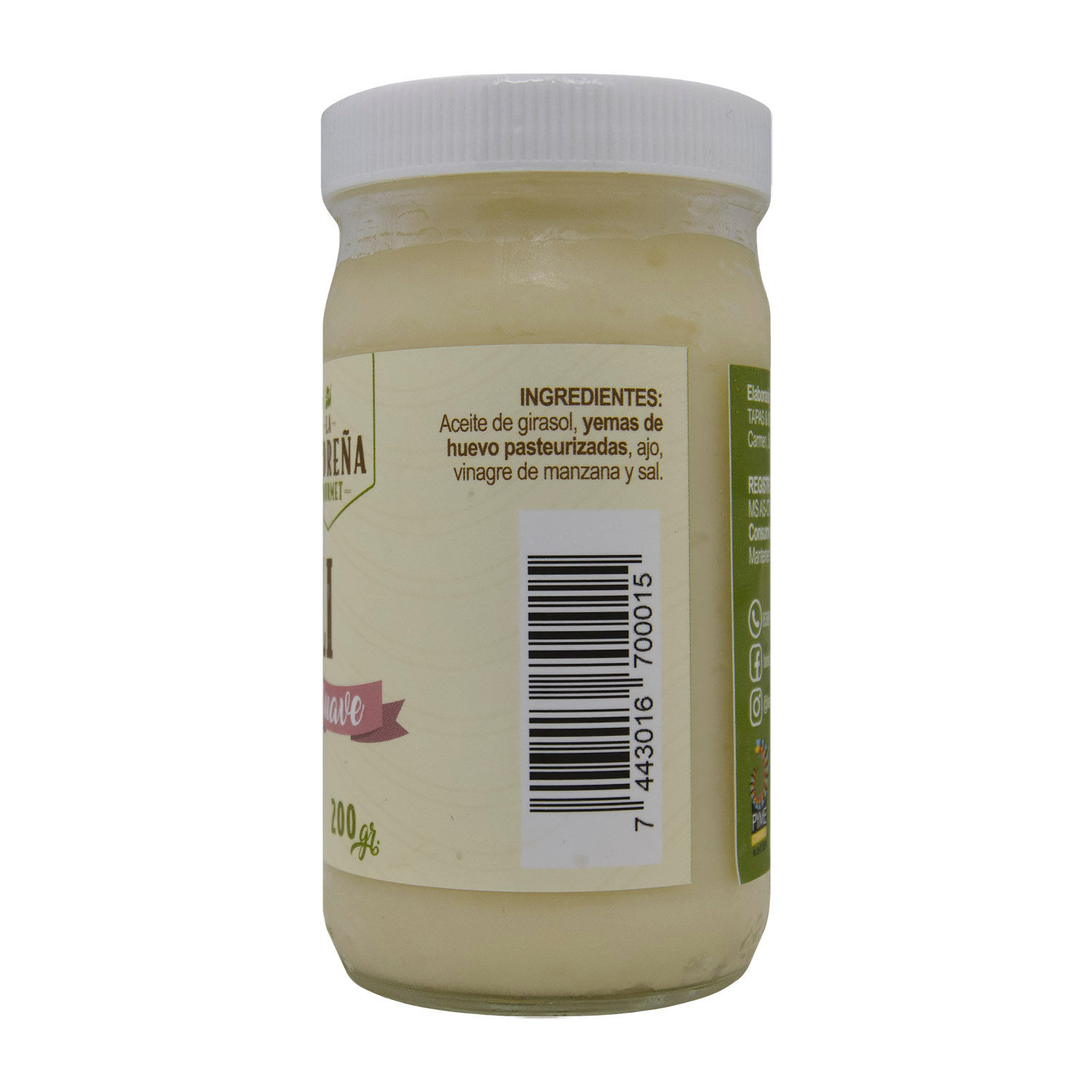 Dip Allioli Espanol La Isidrena Gourmet Envase 200 G