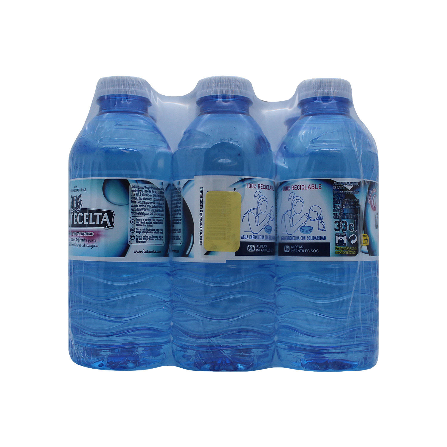 Agua Natural Pack Fontecelta Paquete 1980 Ml