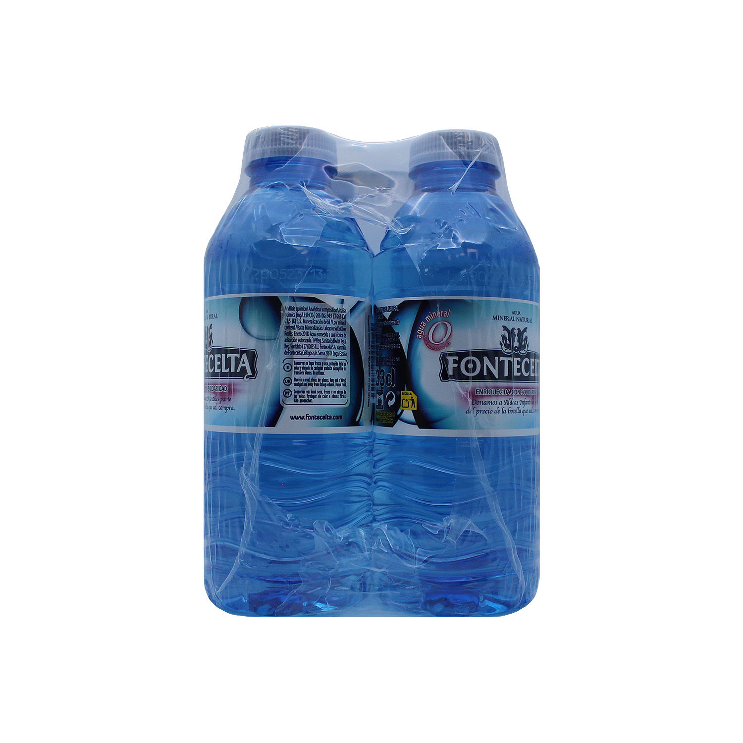 Agua Natural Pack Fontecelta Paquete 1980 Ml