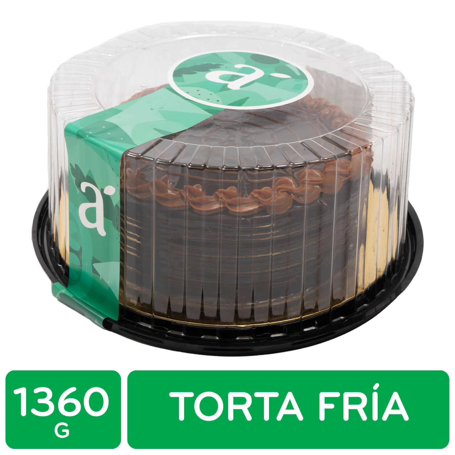 Torta Chocolate Brownie Grande Flor De Oro Envase 1500 G