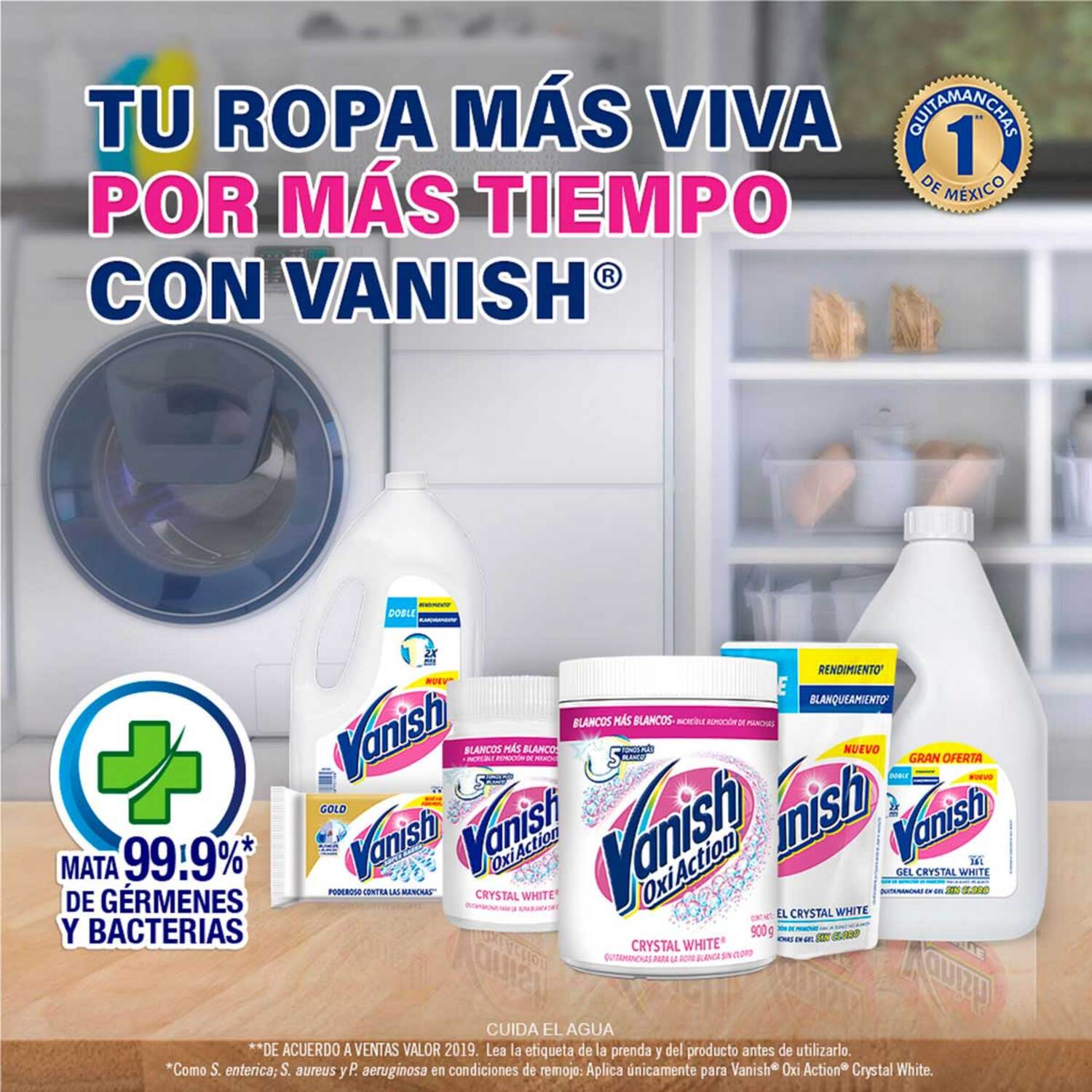 Quitamanchas para Ropa Blanca Vanish