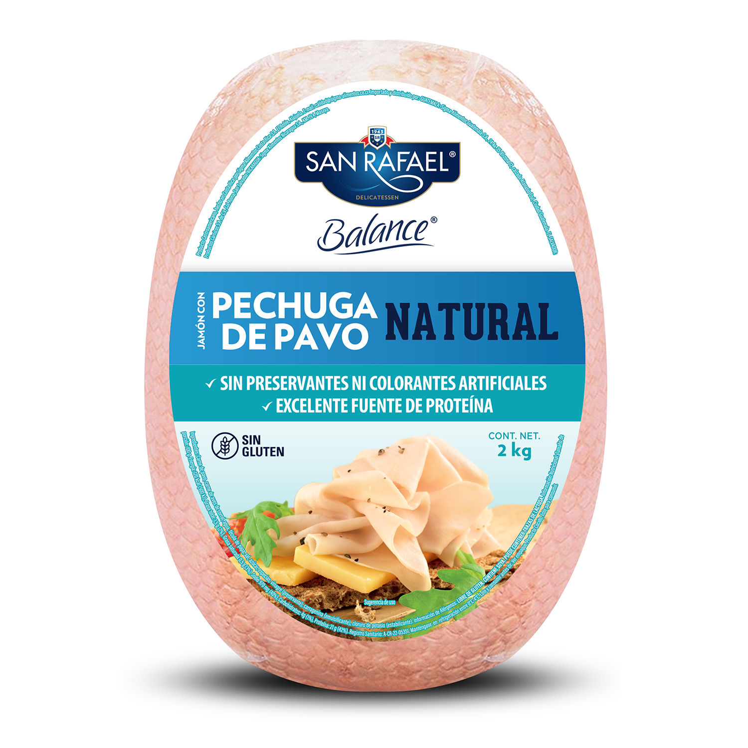 Jamon Pechuga Pavo Natural Selección Natural Sin Preservantes San Rafael Kilo