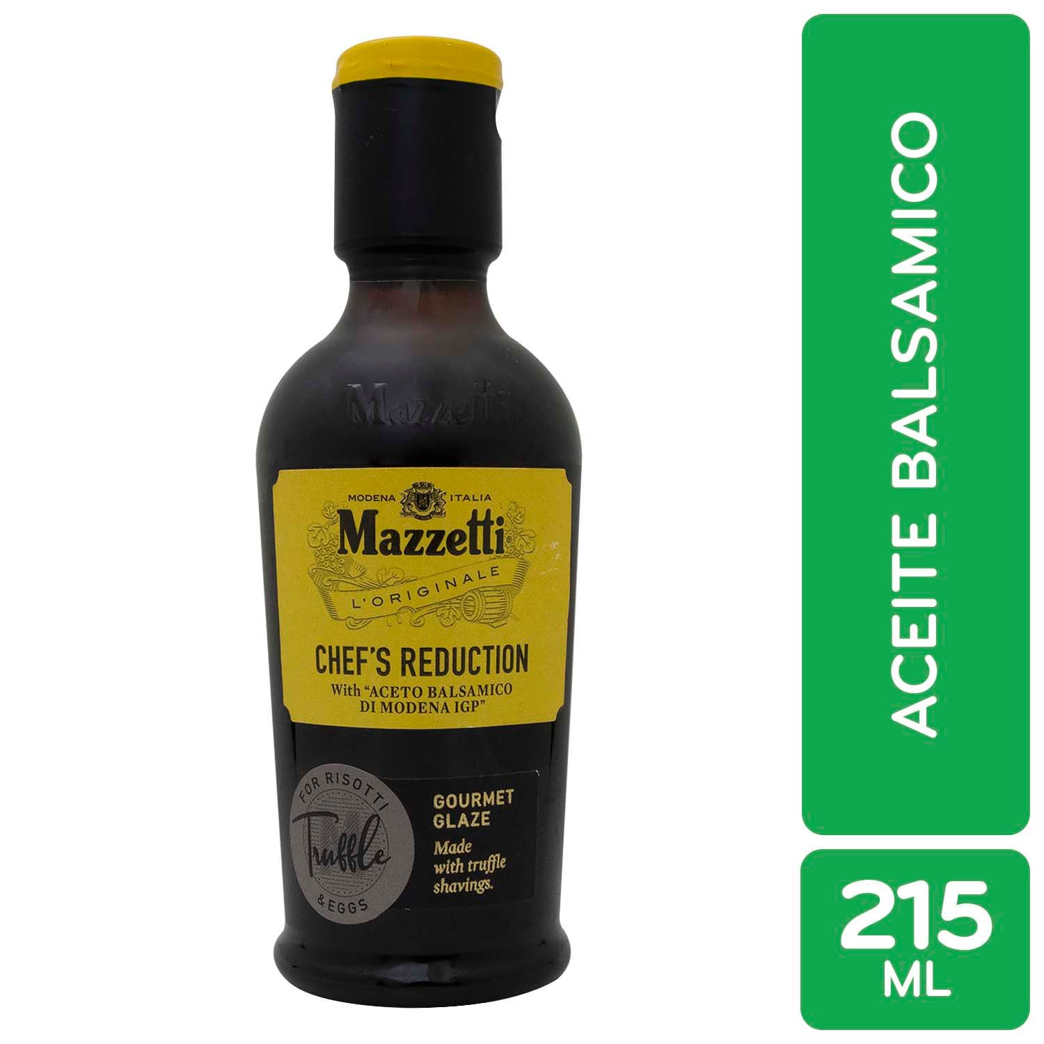 Vinagre Balsamico Cremoso Mazzetti Botella 215 Ml