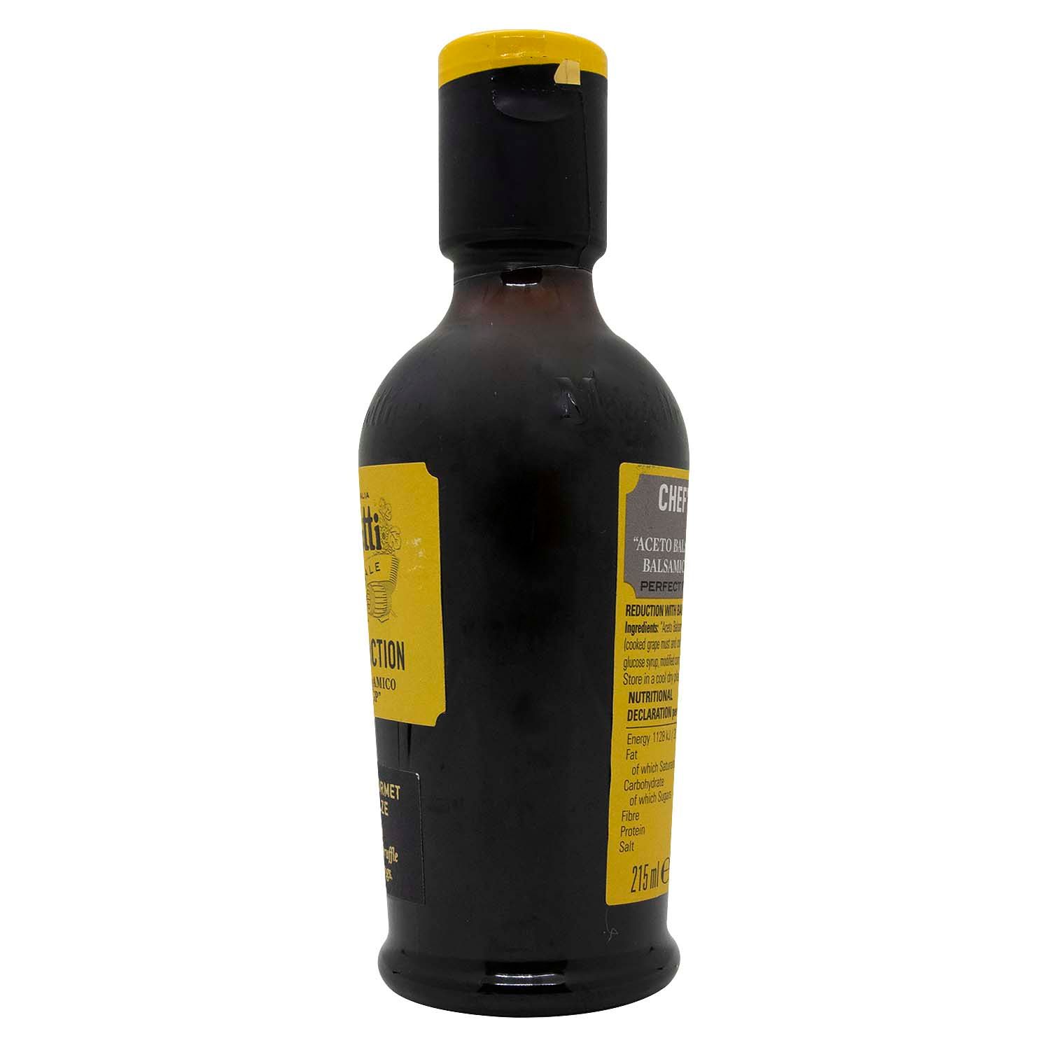 Vinagre Balsamico Cremoso Mazzetti Botella 215 Ml